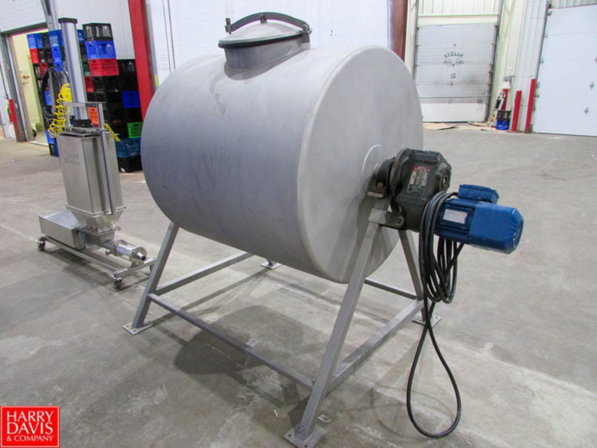 350 Gallon S/S Horizontal Butter Churn with 1.5 HP Motor Rigging Fee: $ 500 - Image 2 of 3
