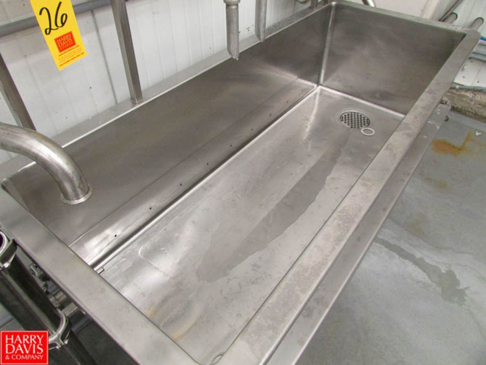 Dairy Heritage 100 Gallon S/S COP Trough, 64" x 24" x 18" with Ampco AC+216MD18T-S S/S Centrifugal - Image 2 of 4