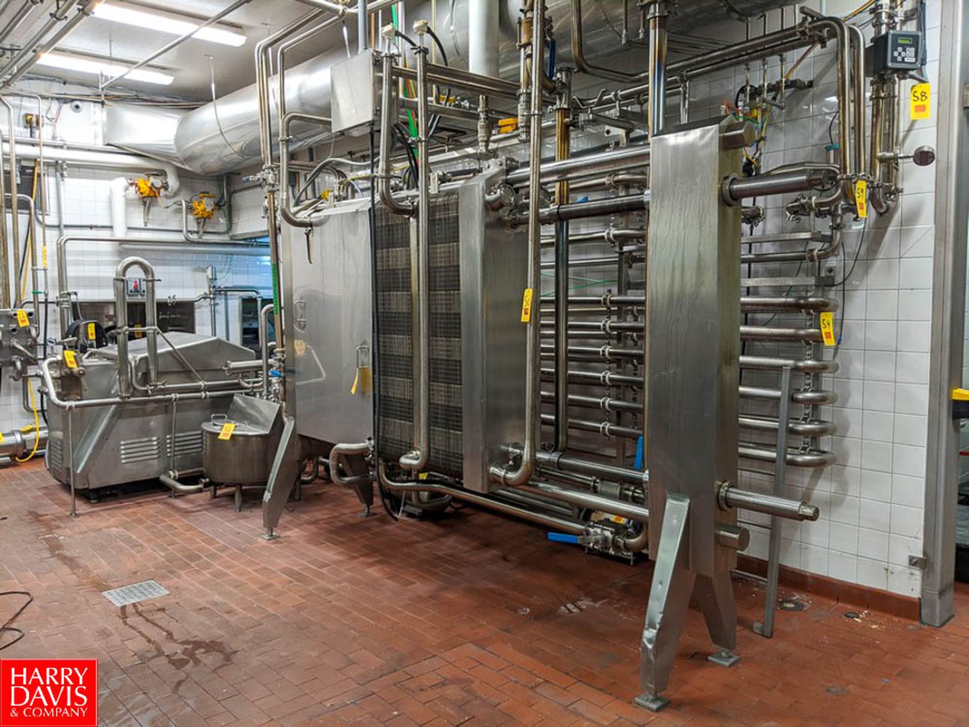 Bulk Bid Pasteurization System: Lots 52-59 Rigging Fee: $5300