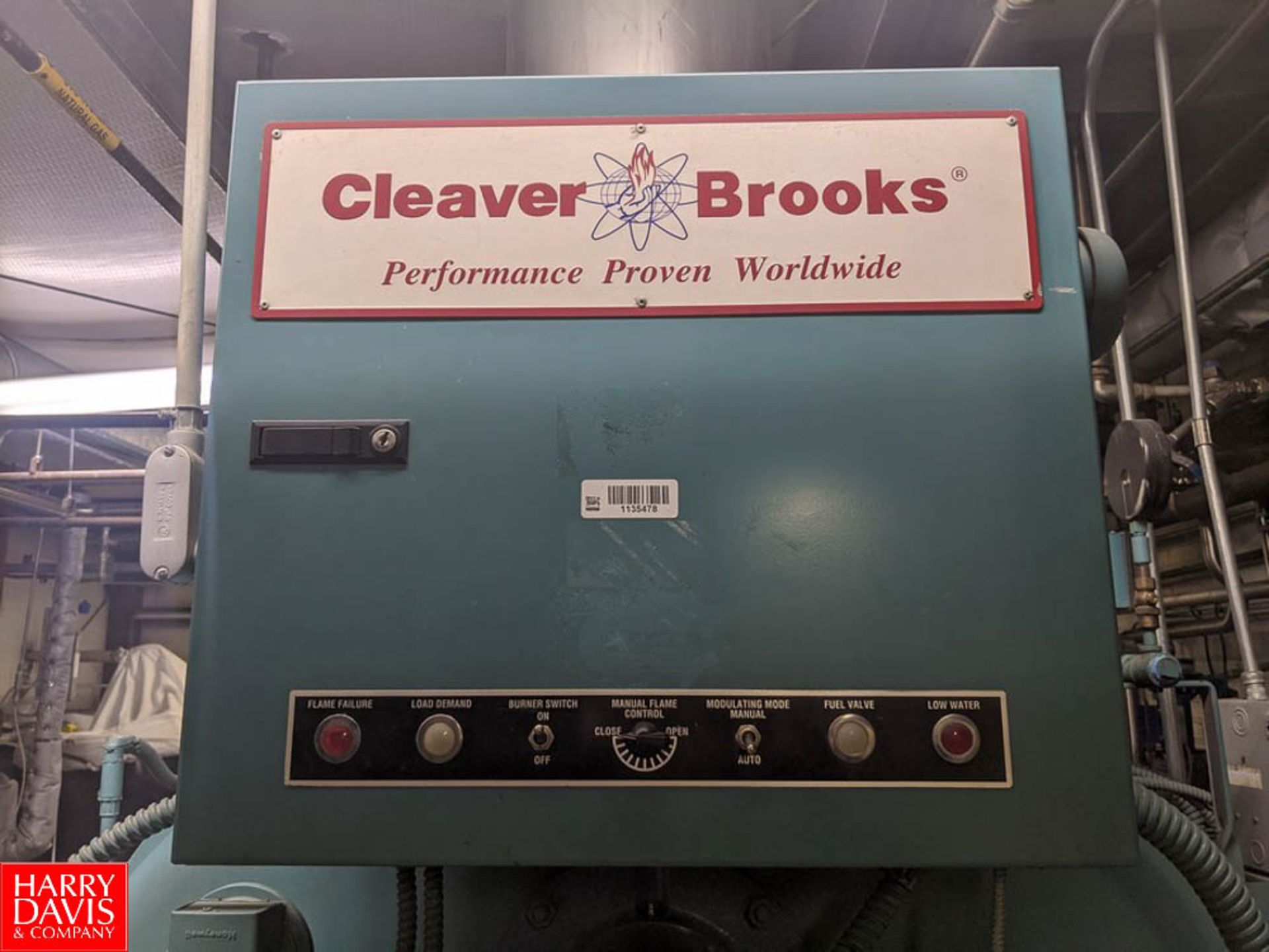 Cleaver Brooks 100 HP Natural Gas Boiler Model CB700-100 : SN L-99395 Rigging Fee: $2950 - Image 3 of 4