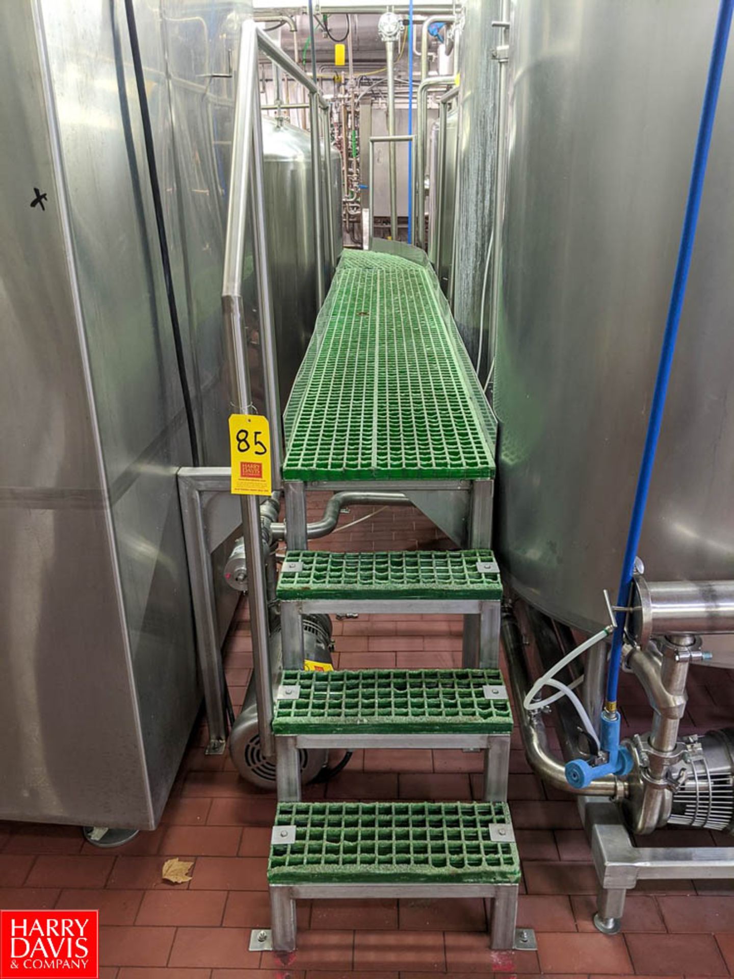 Pasteurizer/CIP S/S Platform Rigging Fee: $250