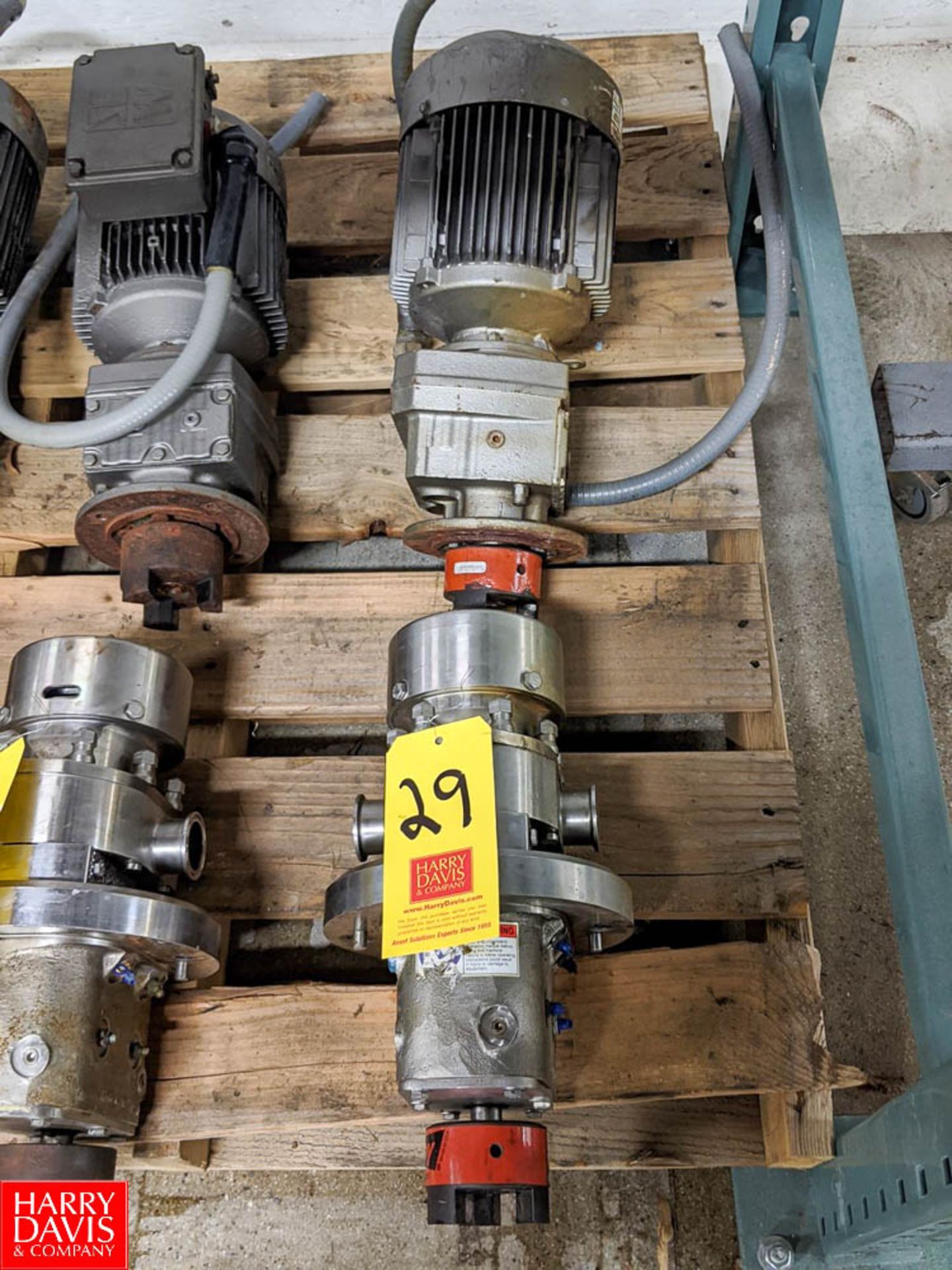 Waukesha Cherry Burrell Positive Displacement Pump Model 22TC2-F Rigging Fee: $25