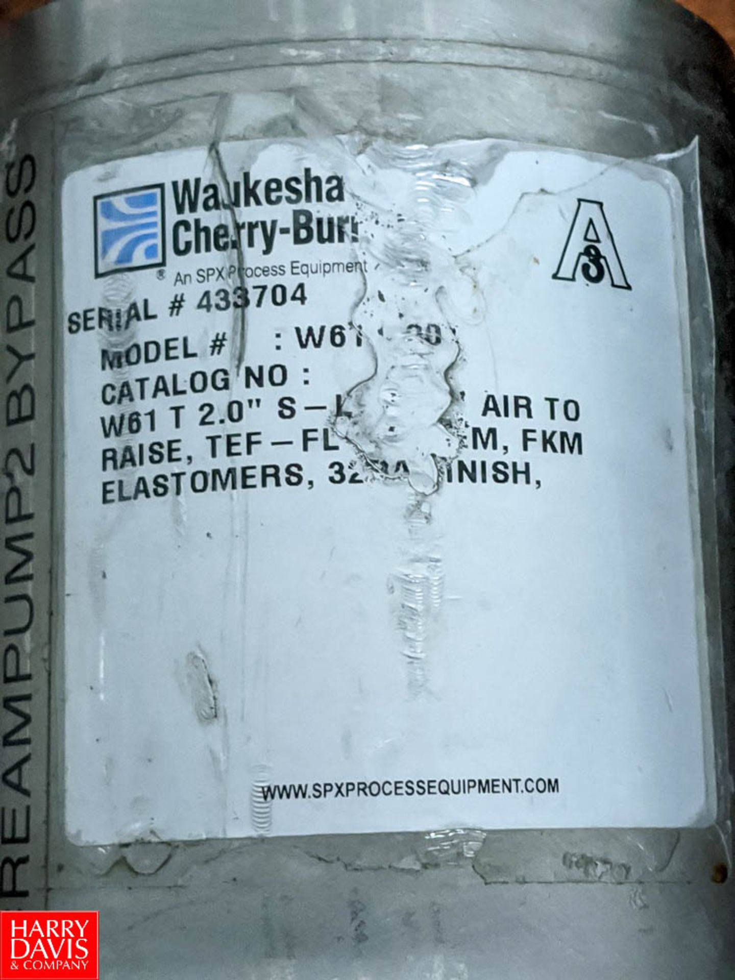 Waukesha Cherry Burrell 2" S/S Air Valves Rigging Fee: $25 - Image 3 of 5