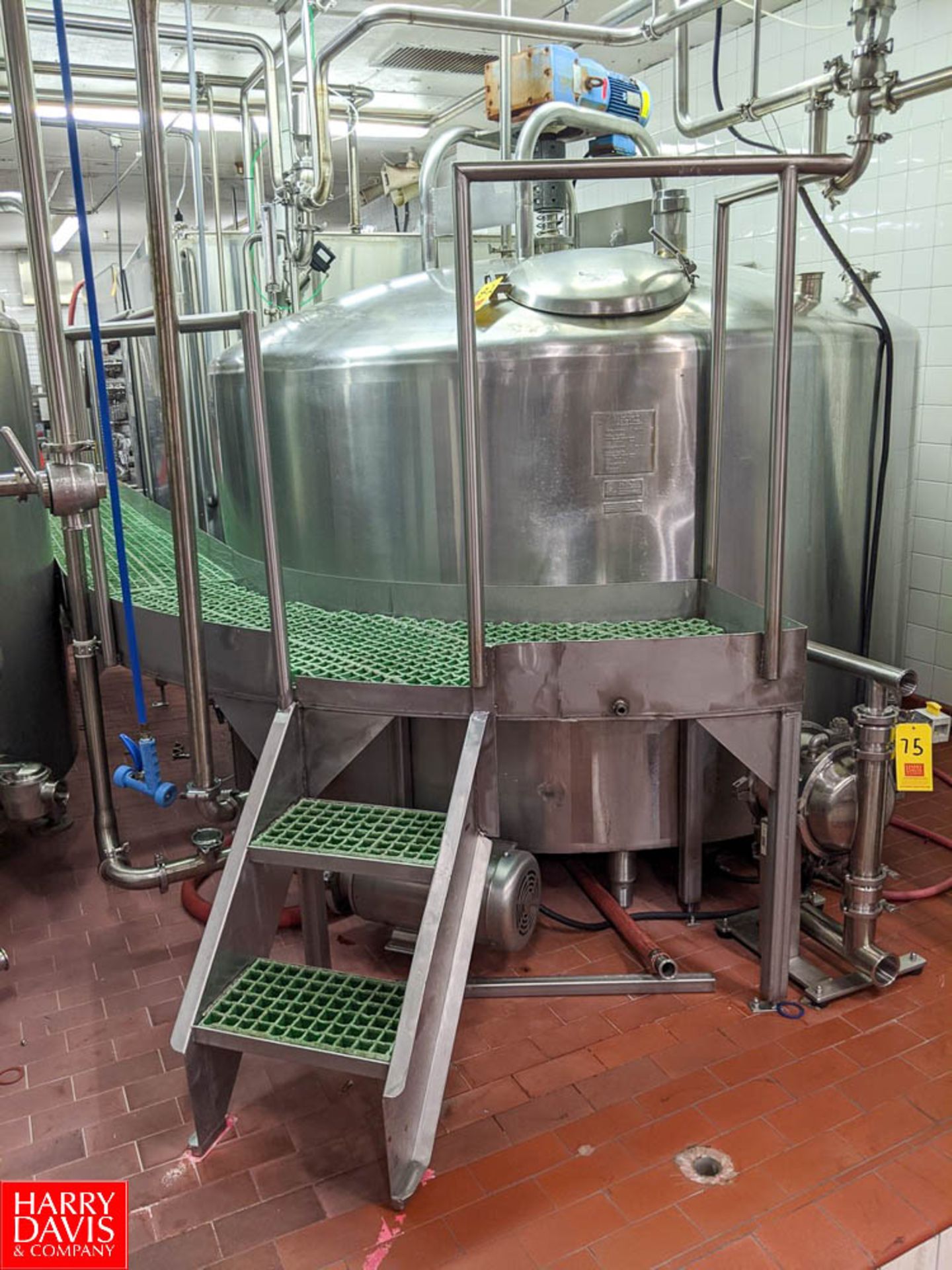 Pasteurizer/CIP S/S Platform Rigging Fee: $250 - Image 2 of 2