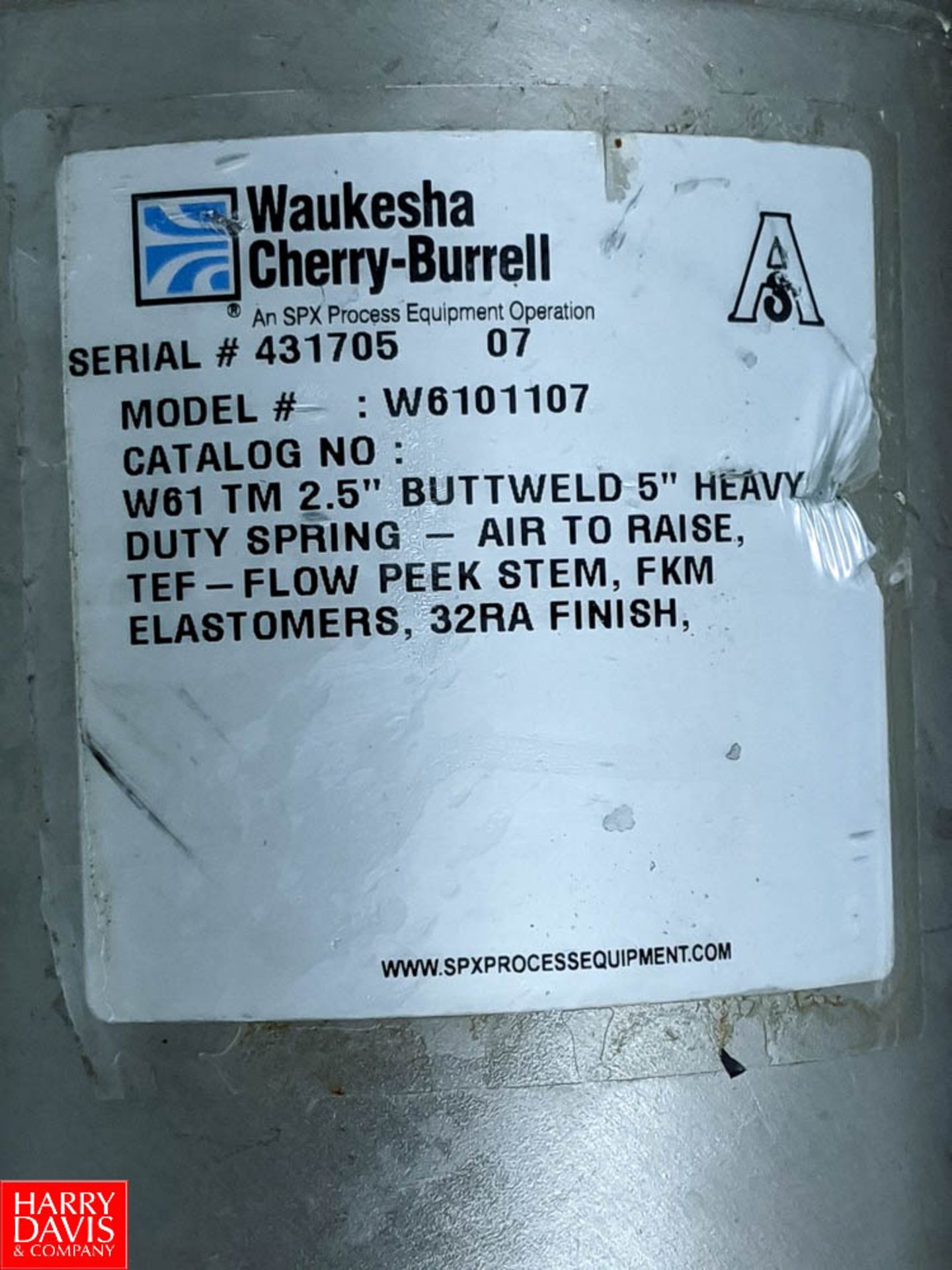 Waukesha Cherry Burrell 2" S/S Air Valves Rigging Fee: $25 - Image 5 of 5