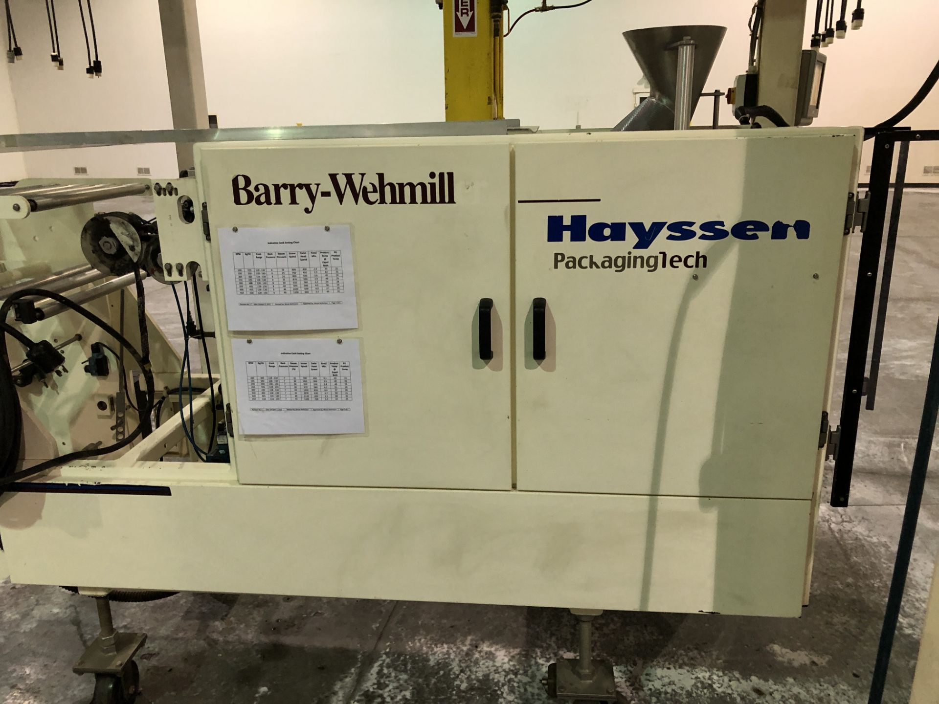 Hayssen Form Fill And Seal Packaging Machine, Model ST 8 12HR, S/N S 87590 120 Volt Single Phase - Image 2 of 7