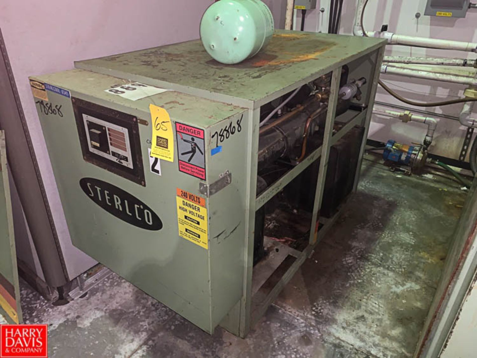 Starcool Chiller, Model CFP 7.5W, S/N 96H0345, 7.5 HP Motor 230 Volt 3 Phase Rigging: $350