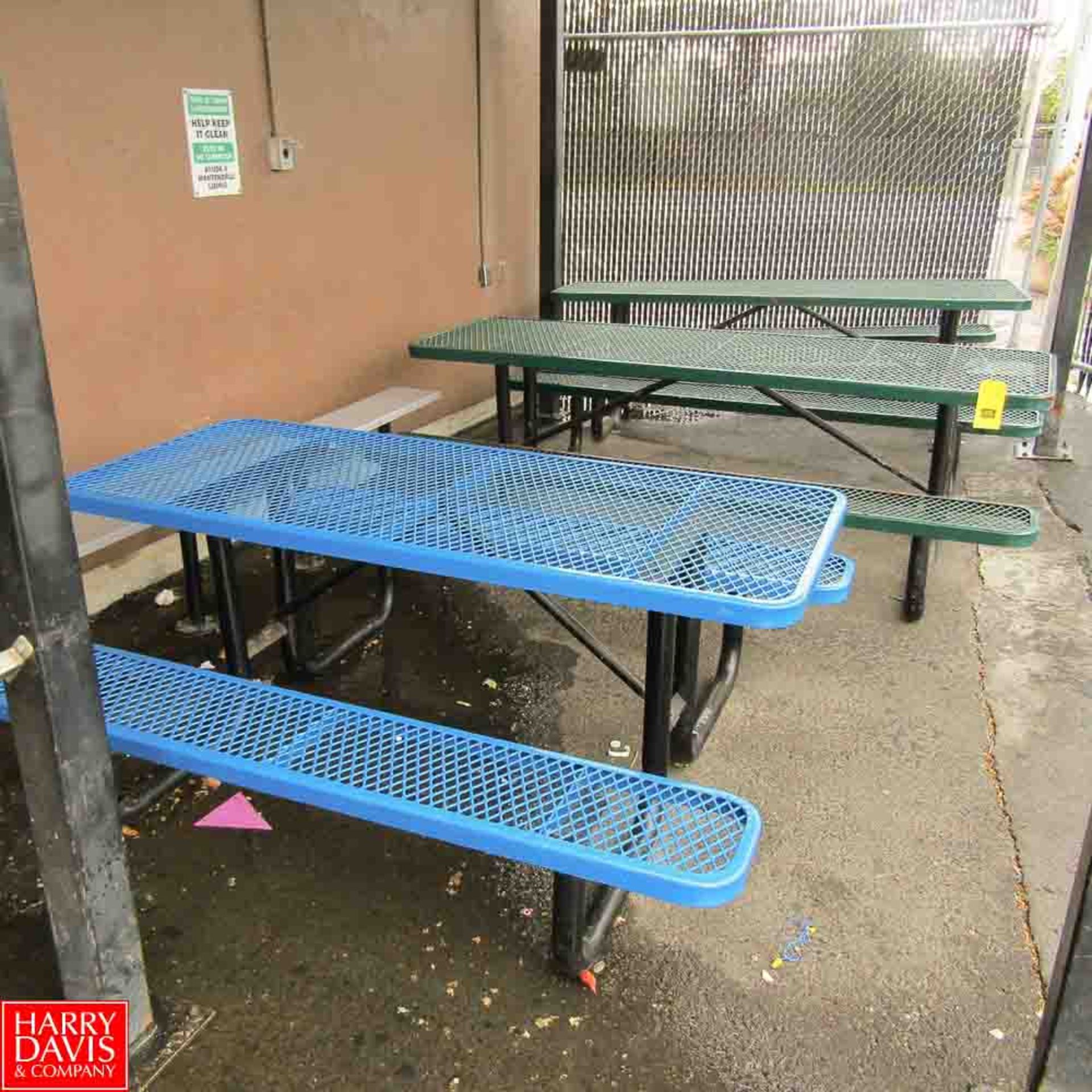 Steel Picnic Benches Rigging Fee: 250