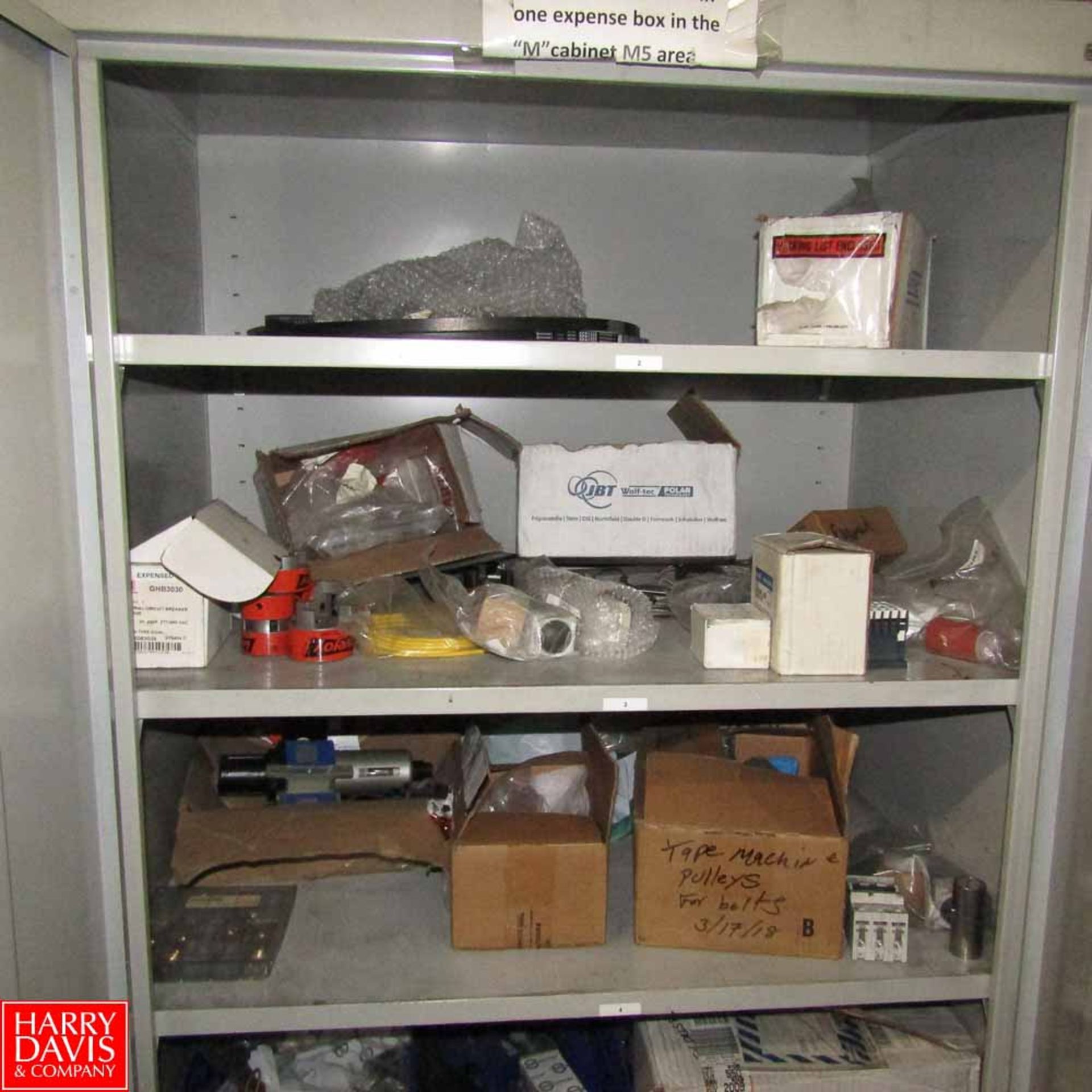 2-Door Cabinets with Contents Including: Assorted Computer Spare Parts, Spare Parts for Smoke House, - Image 2 of 10