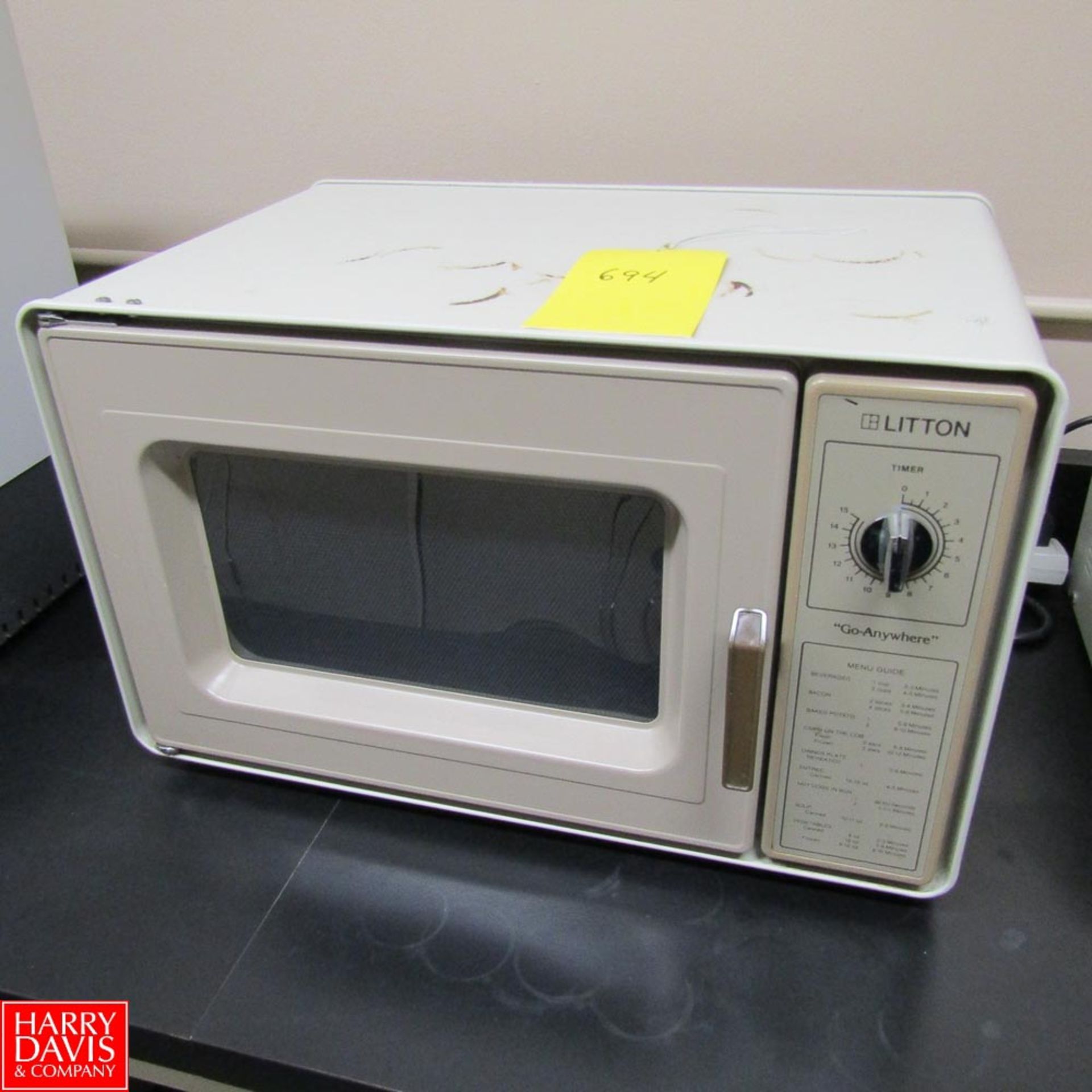 Litton Laboratory Microwave Rigging Fee: 25