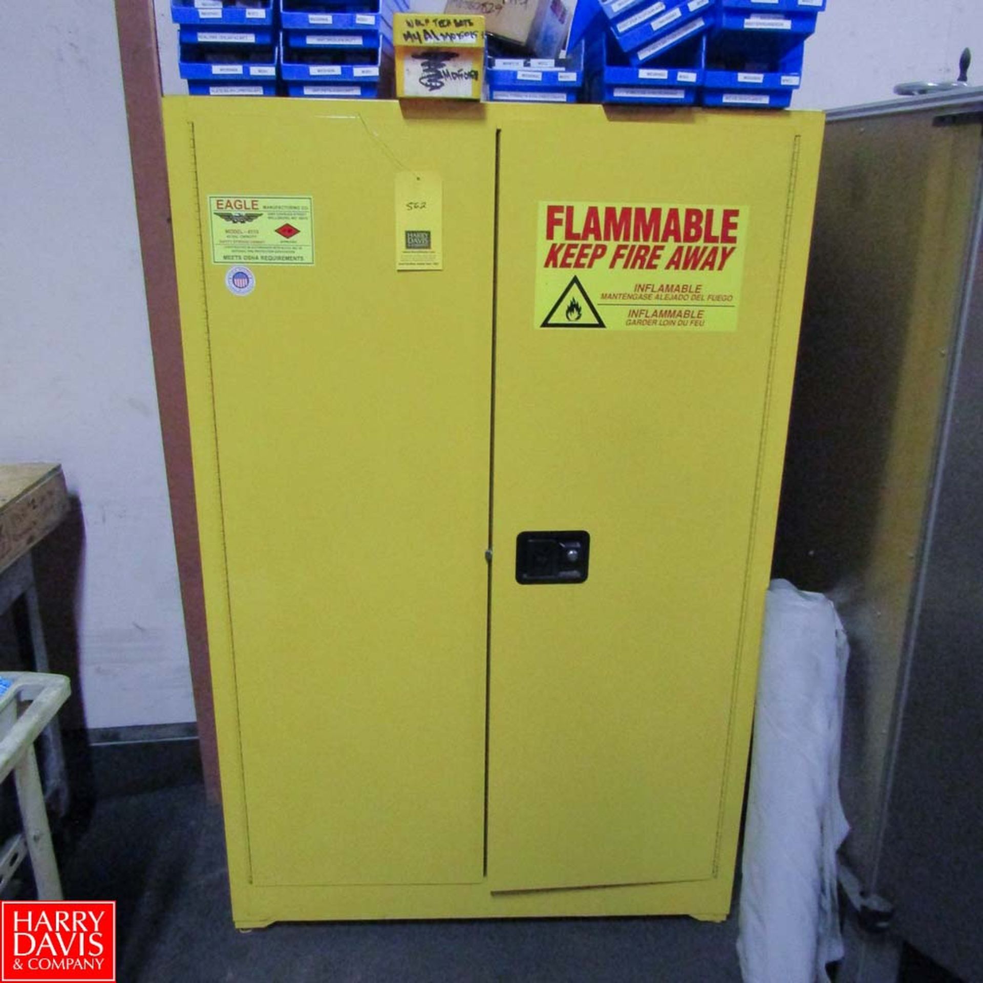 Eagle 45-Gallon Flammable Liquid Storage Cabinet Model 4510 Rigging Fee: 25