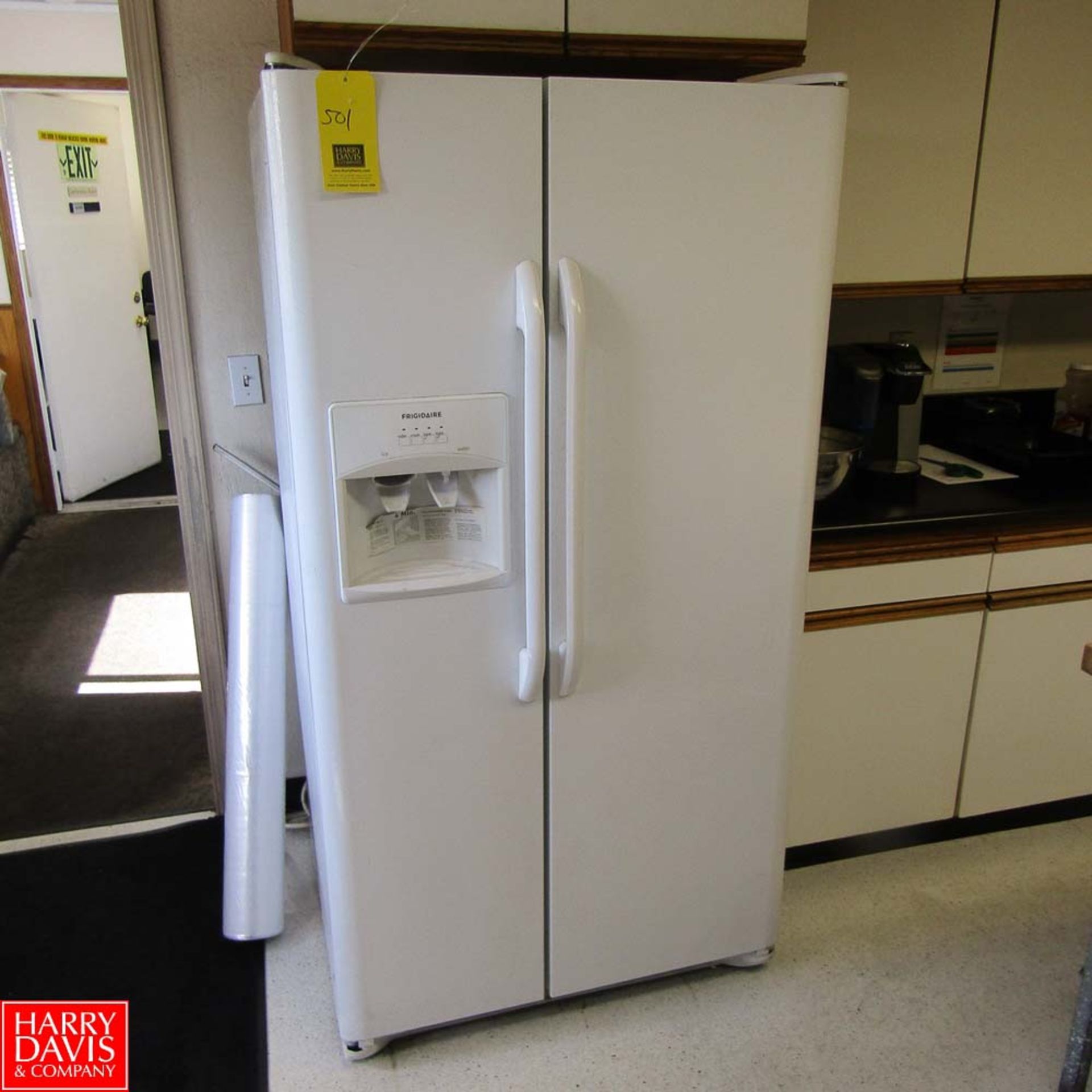 Remaining Contents of Office Kitchen Including: Microwave, Stove, Fryer, Table, French Door - Image 2 of 4