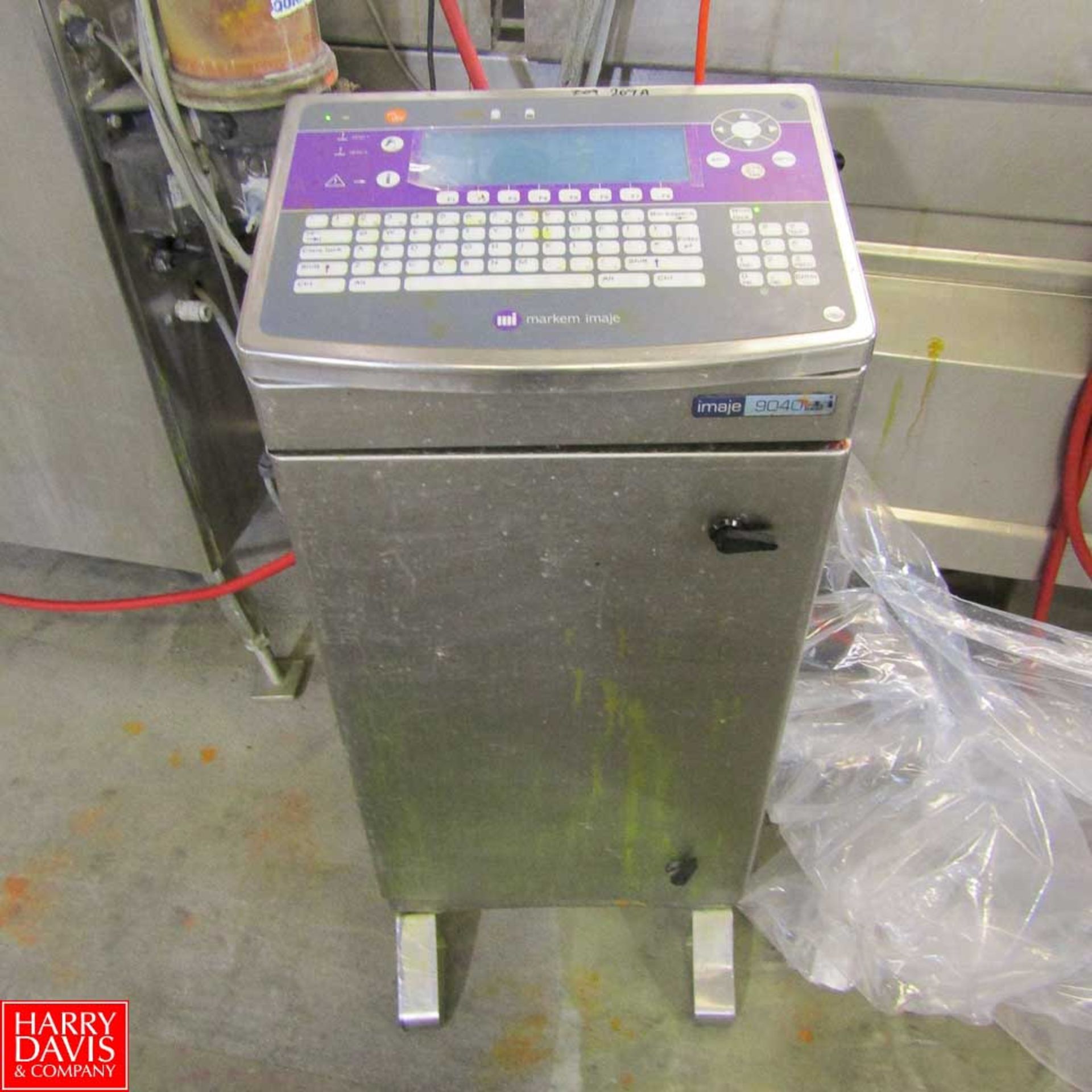 Markem-Imaje Marking/Coding Machine Model 9040 : SN 7310105U Rigging Fee: 125