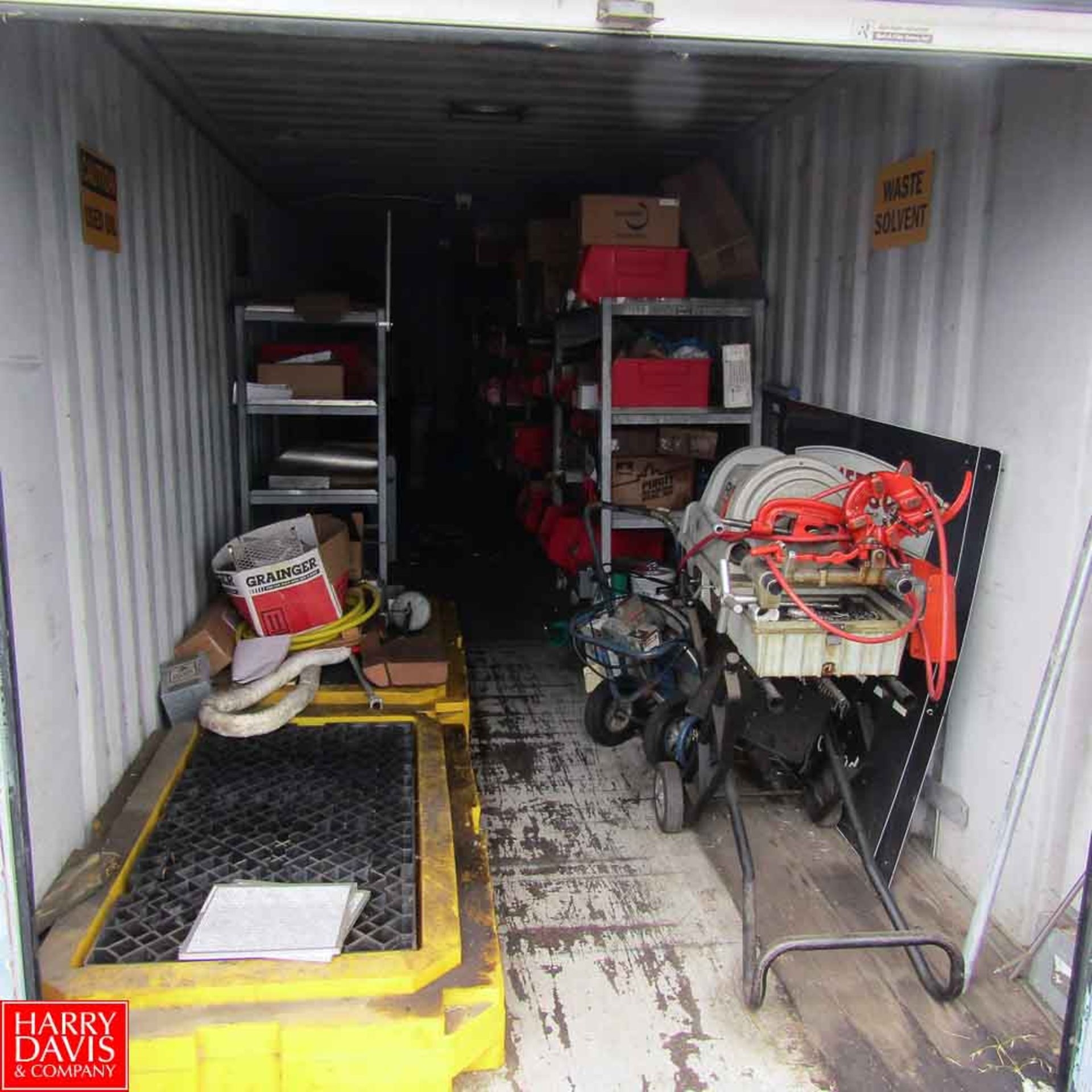 Genstar 40' Shipping Container with Contents Including: Rigid Pipe Threader, Pipe Connectors, Tow - Image 2 of 2
