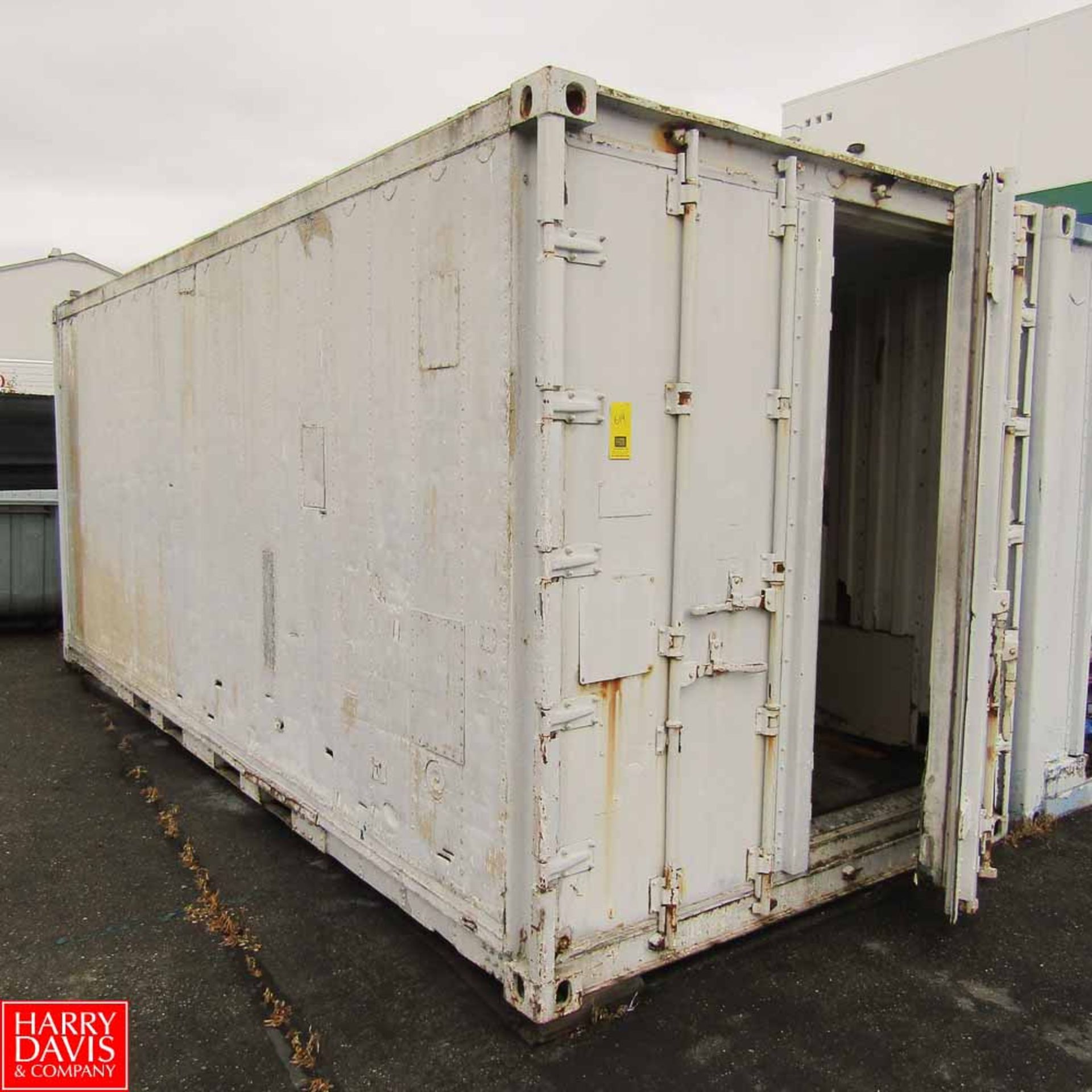 27' Shipping Container with Contents Including: Assorted Cleaning Supplies Rigging Fee: 1000