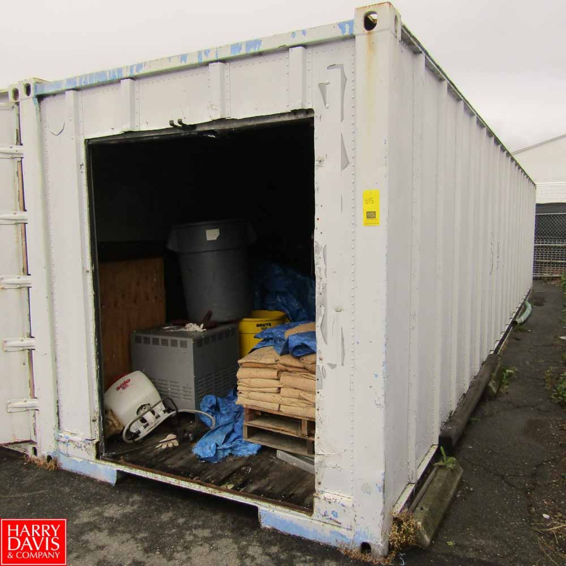 40' Shipping Container with Contents Including: Sausage Linker Spare, Spare Transformers, Lincoln