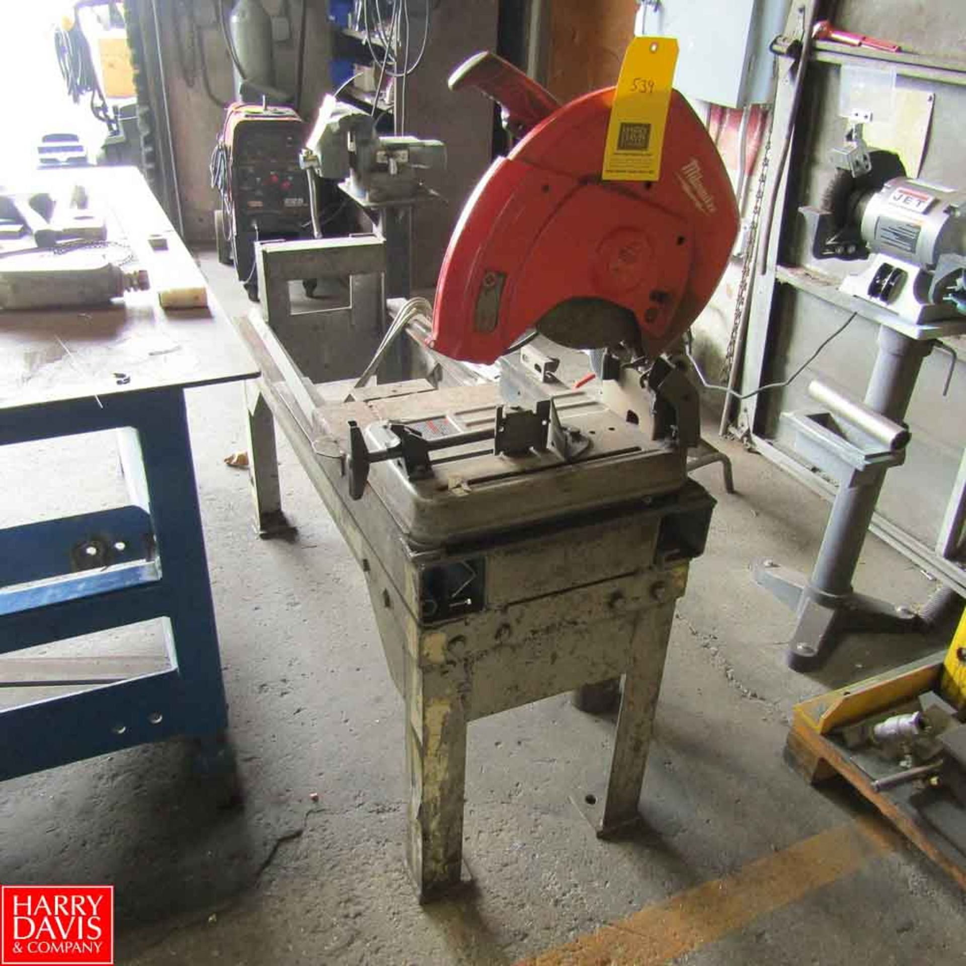 Milwaukee 14" Abrasive Cutoff Saw Rigging Fee: 25