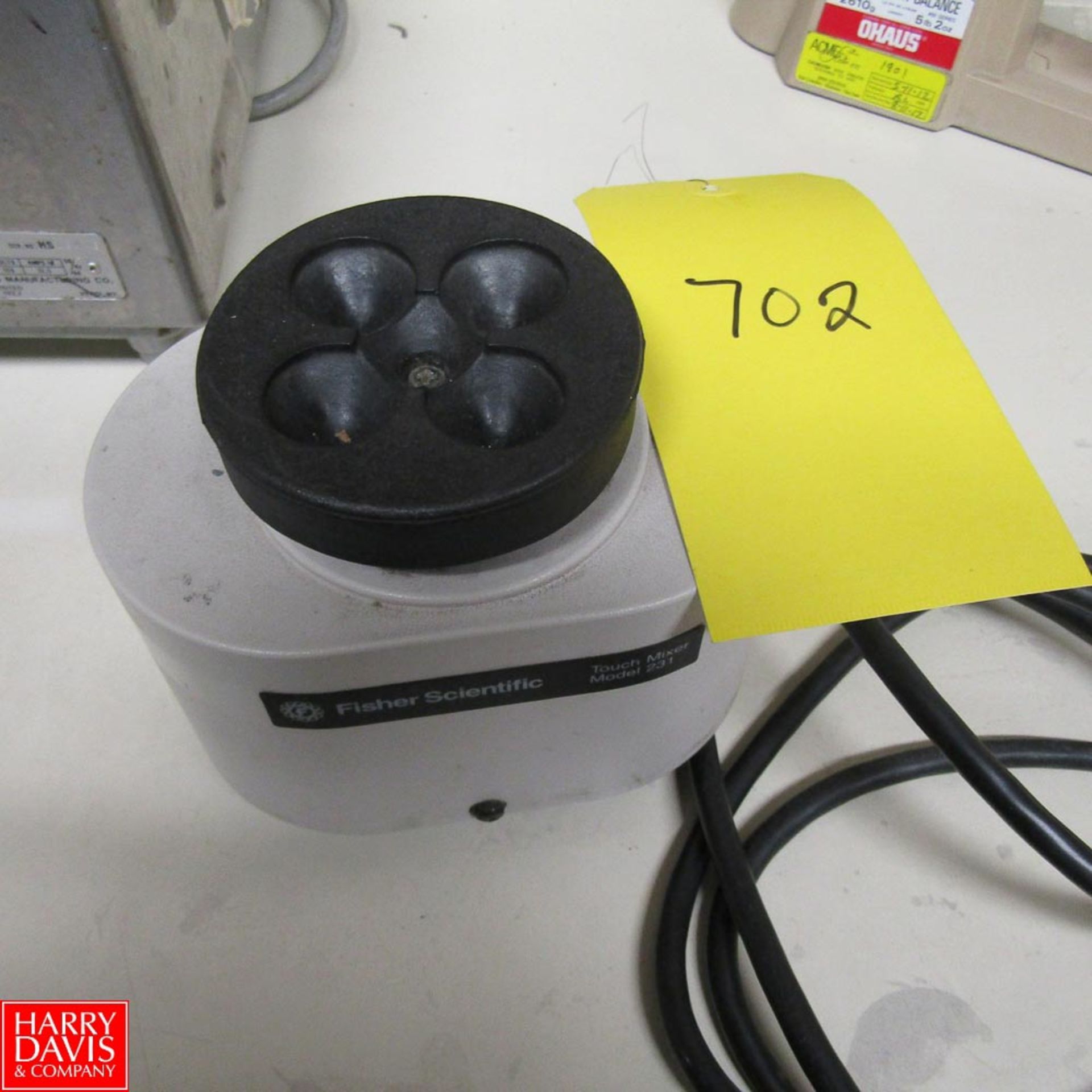 Fisher Scientific Touch Mixer Model 231 Rigging Fee: 25