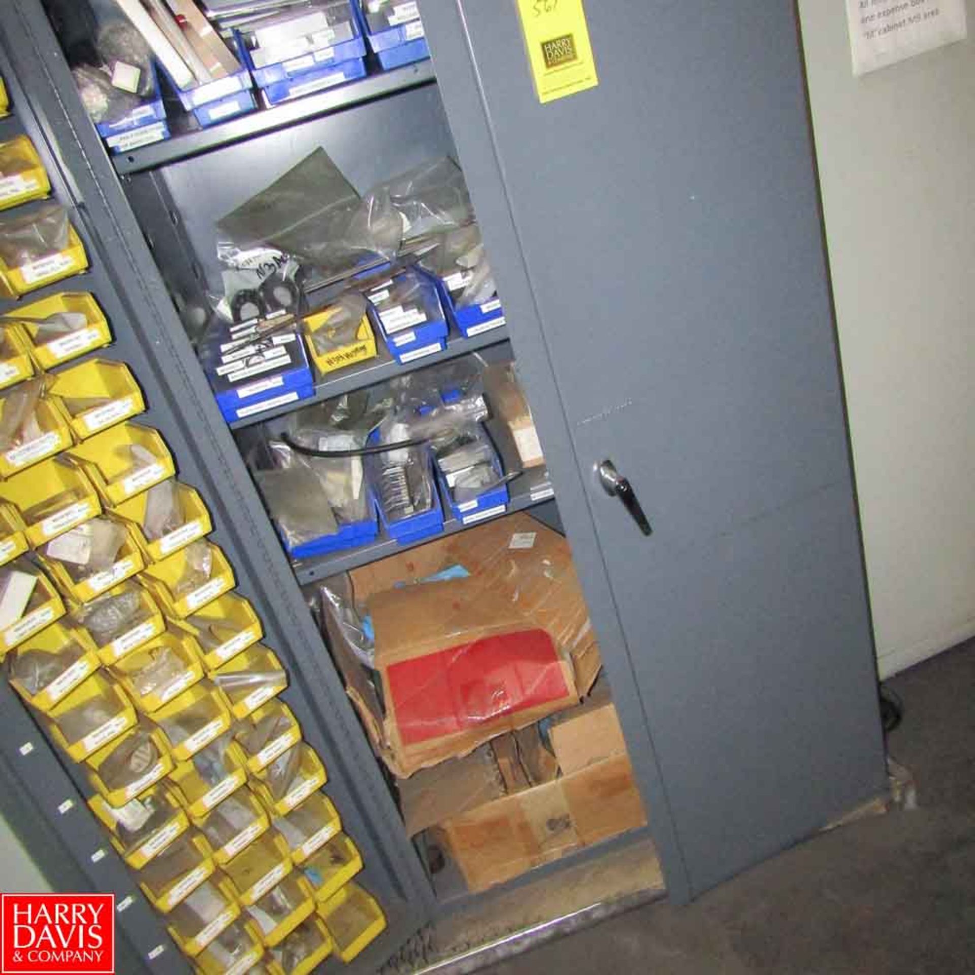 Durham 2-Door Heavy Duty Cabinet with Contents Including: Springs, Connectors, Sockets, Clamps, - Image 3 of 4