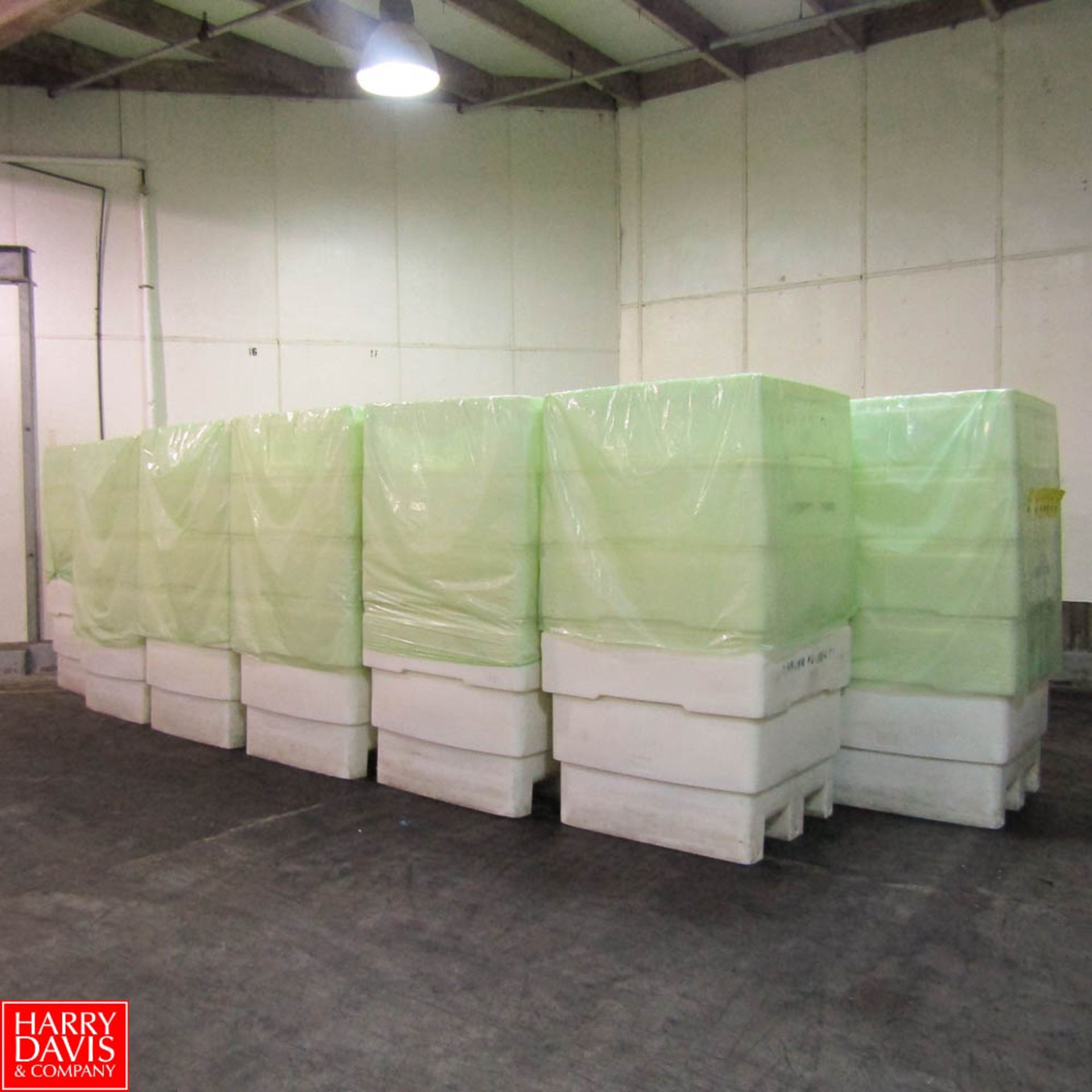 Plastic Totes, 48" x 48" x 48" Rigging Fee: 100