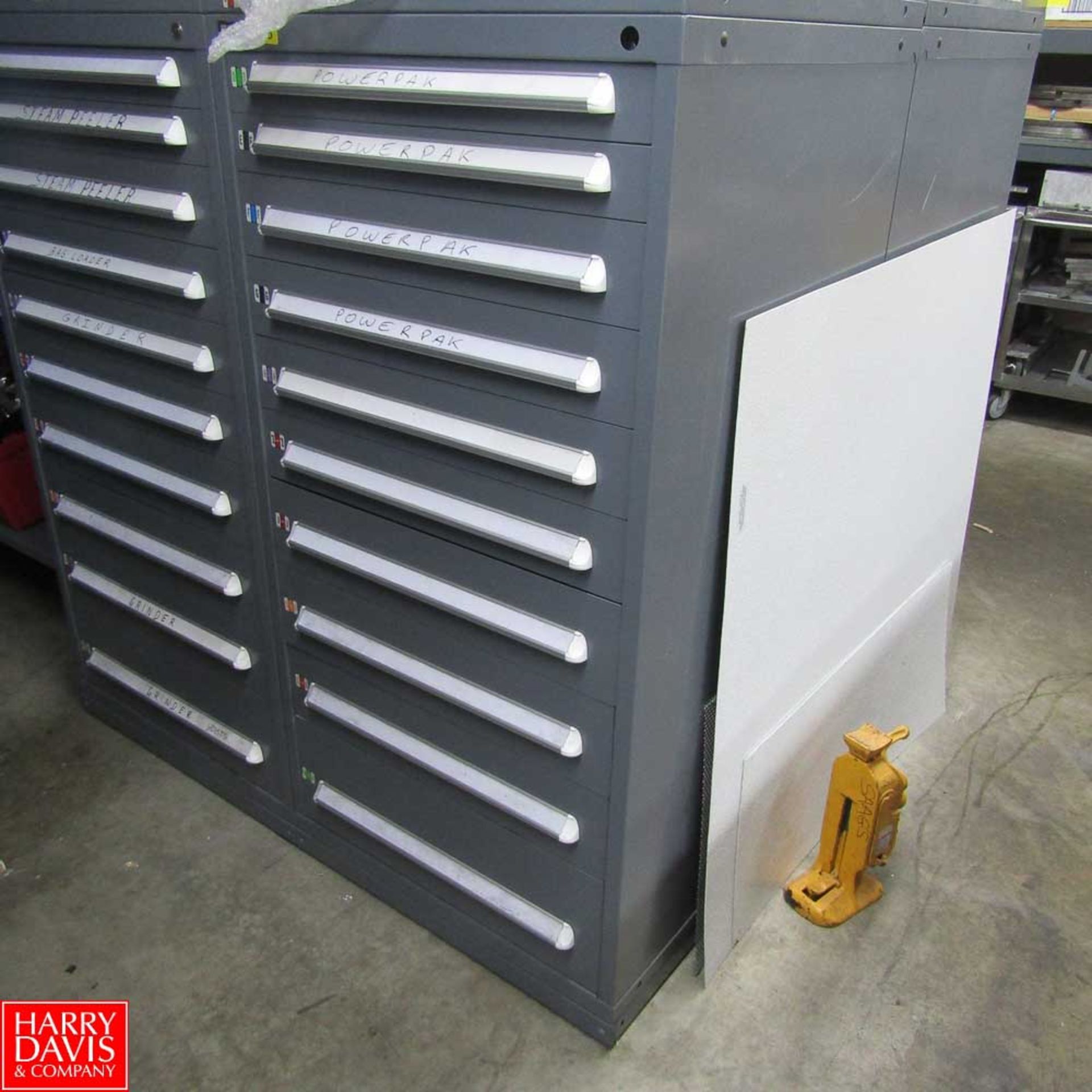 Vidmar 10-Drawer Heavy Duty Parts Cabinet Rigging Fee: 100