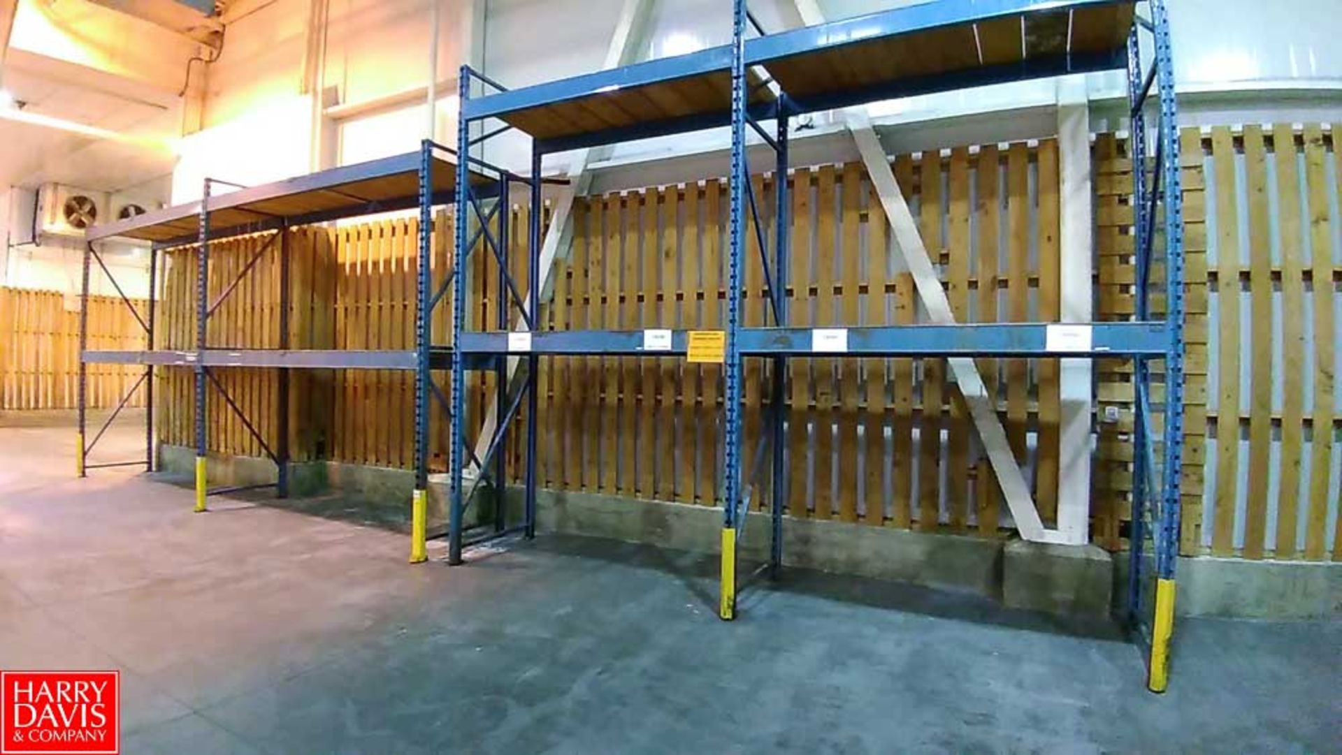 (4) Sections of Pallet Racking Rigging: $300