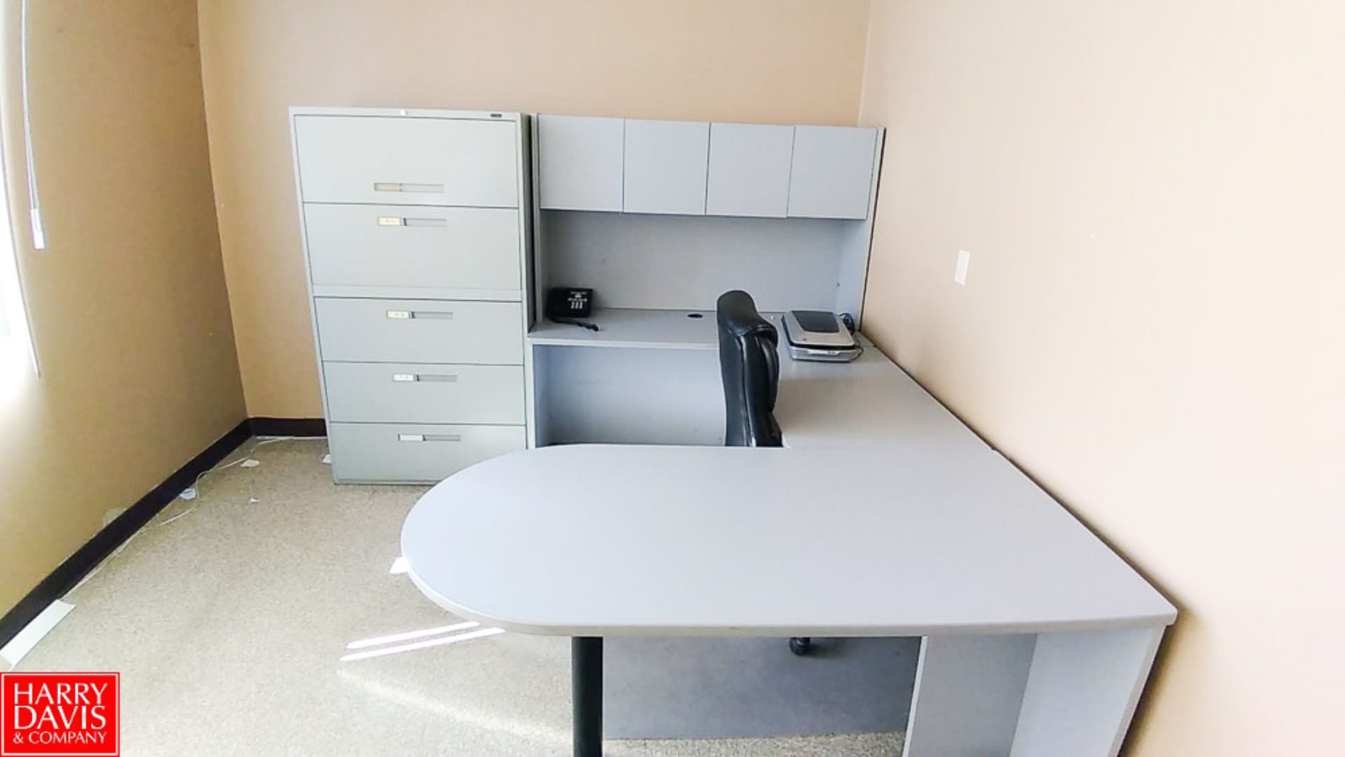 Assorted Office Furniture, With Safe, Desk Chairs And Table Rigging: $100 - Image 6 of 12
