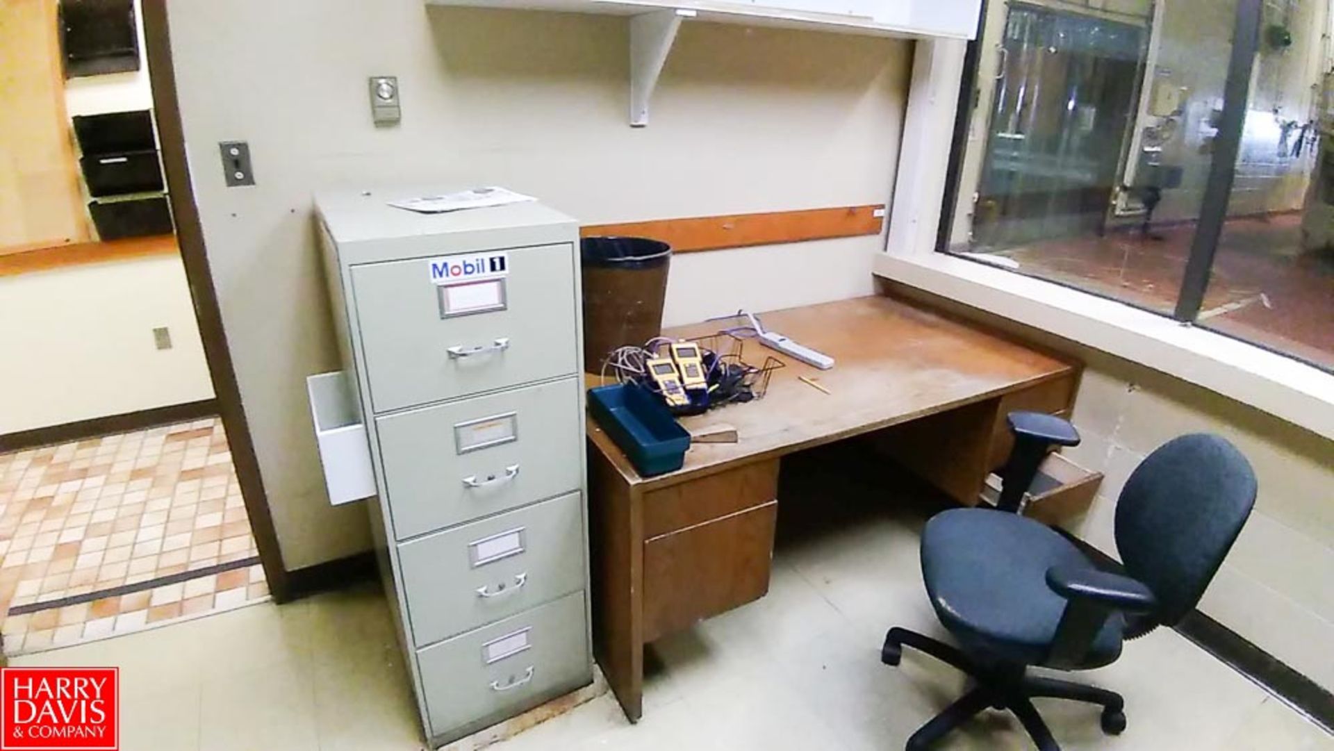 Assorted Office Furniture, With Safe, Desk Chairs And Table Rigging: $100 - Image 12 of 12