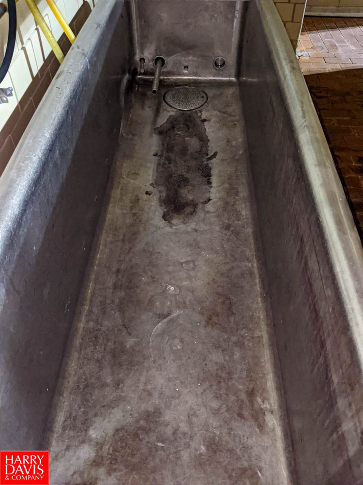 S/S COP Trough 74" x 21" x 17" Basin, (Loc. South Mix) Rigging Fee: $250 - Image 2 of 2