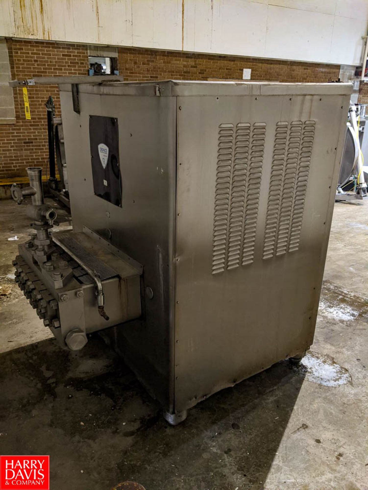 Crepaco S/S High Pressure Pump SN: C-0932 5DS775 (Loc. New Cooler) Rigging Fee: $600