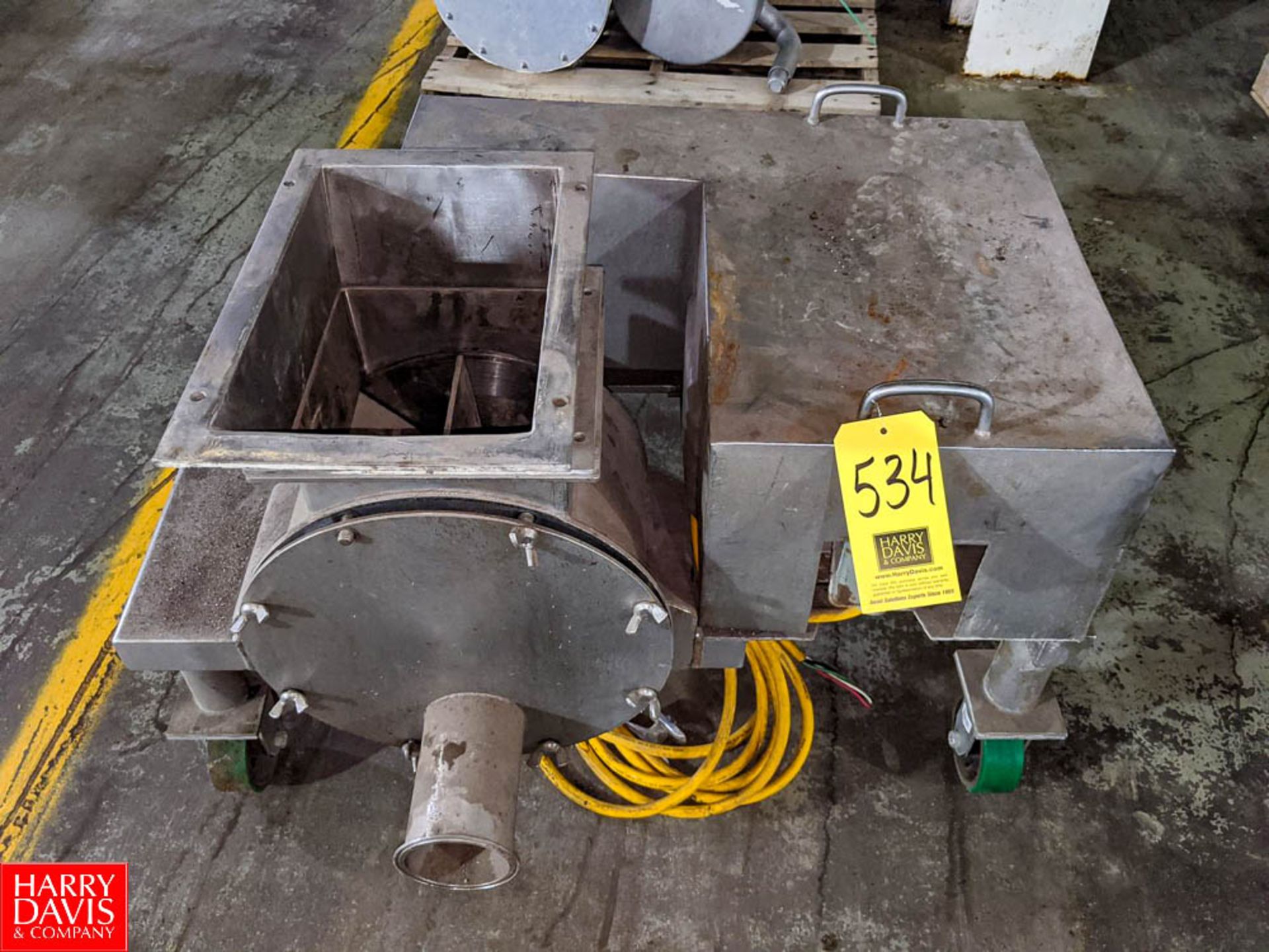 2 HP Chain Drive Curd Pump (Loc. Basement Warehouse) Rigging Fee: $50