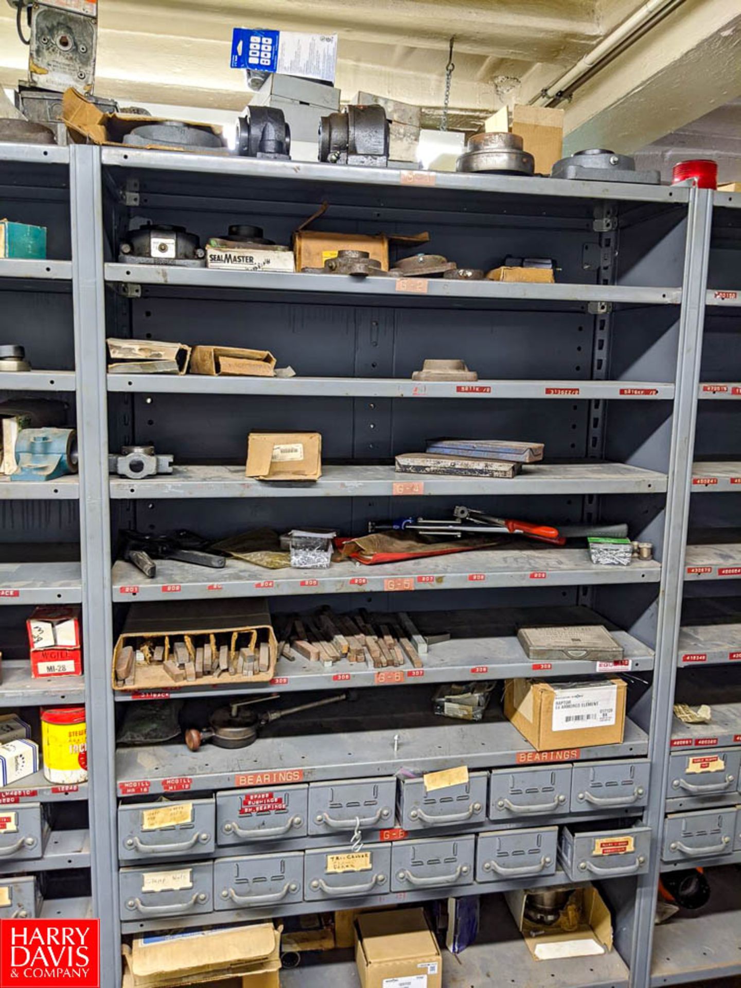 Remaining Contents of Parts Room Row to Include 8-Sections of Adjustable Shelving, Asco Valve - Image 10 of 13