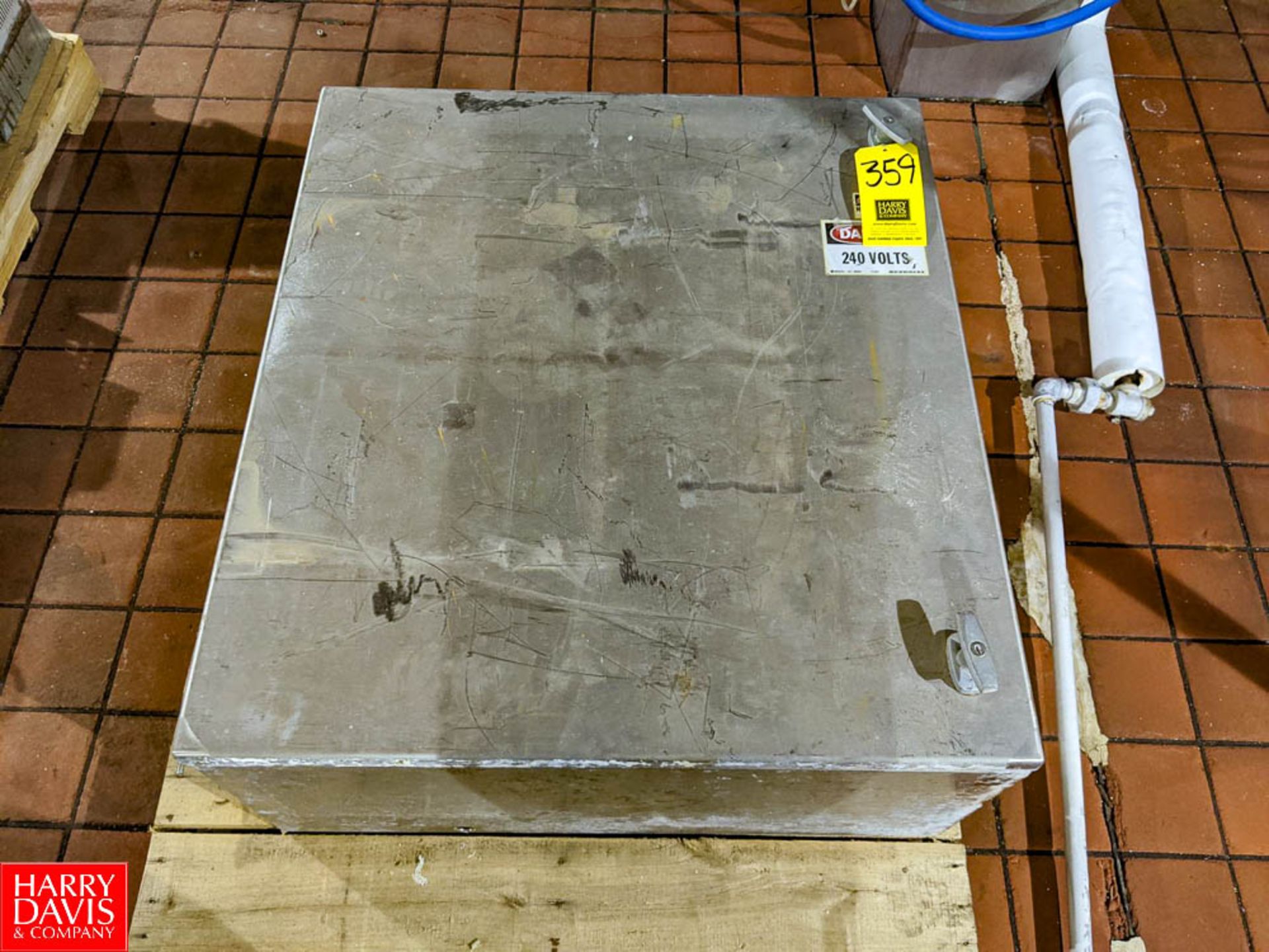 36" x 32" x 15" S/S Electrical Panel (Loc. 640 Packaging) Rigging Fee: $50