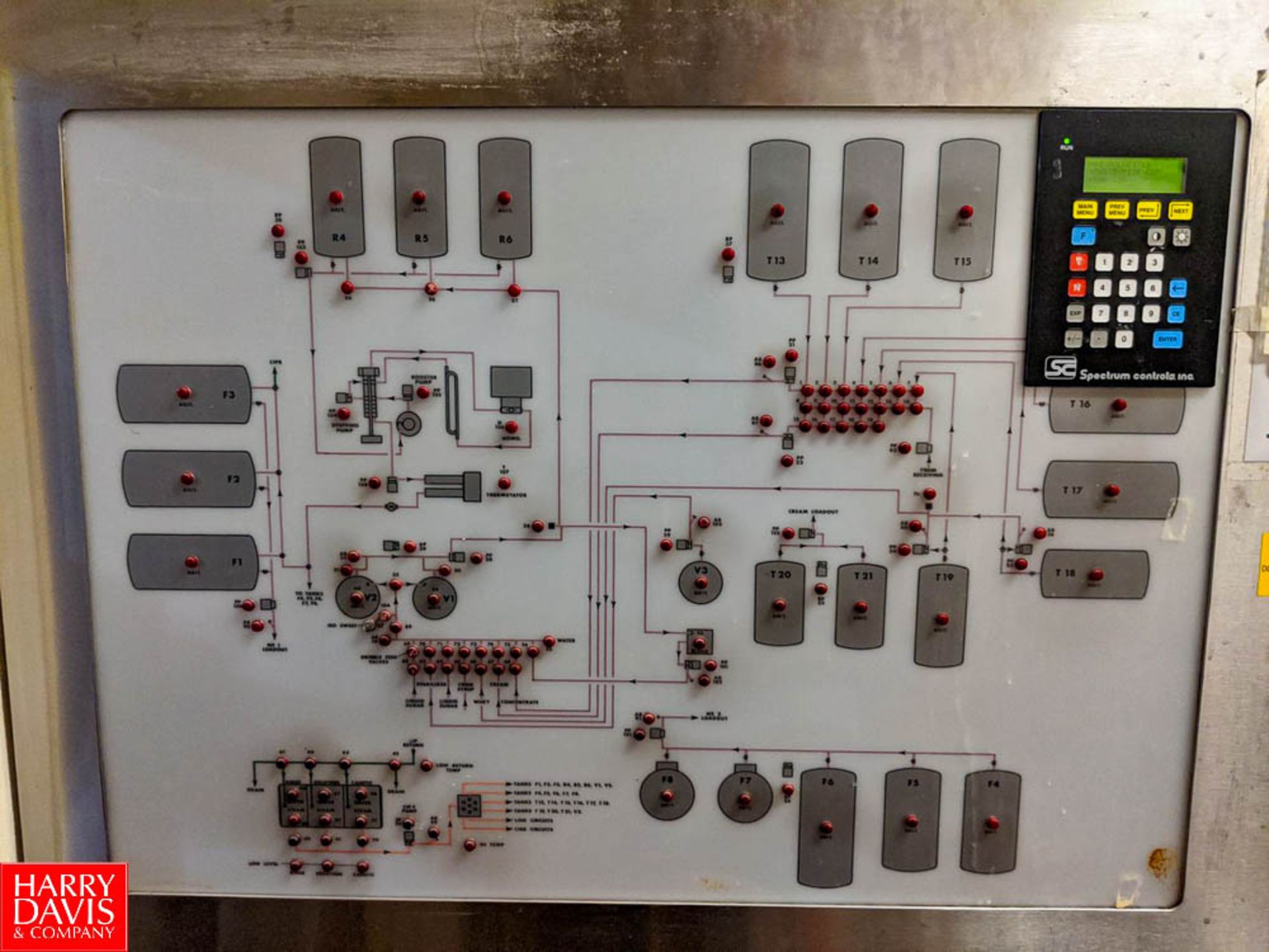 Crepaco 96" x 32" x 74" S/S Tank Control Station with Spectrum Controls Digital Controller, ABB - Image 2 of 6