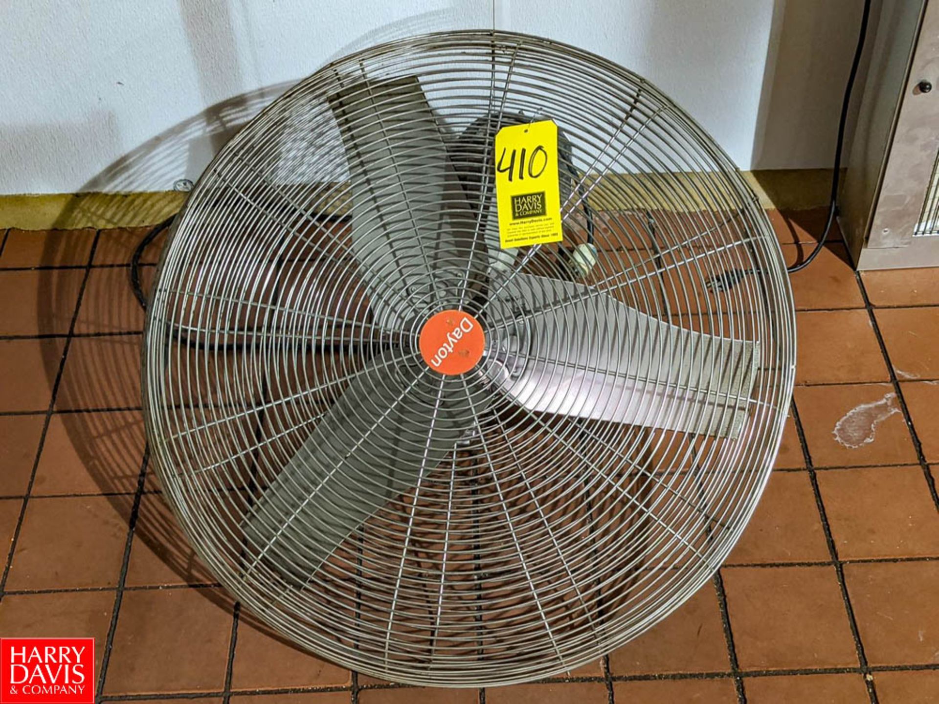 Dayton 36" Fan (Loc. 640 Packaging) Rigging Fee: $50