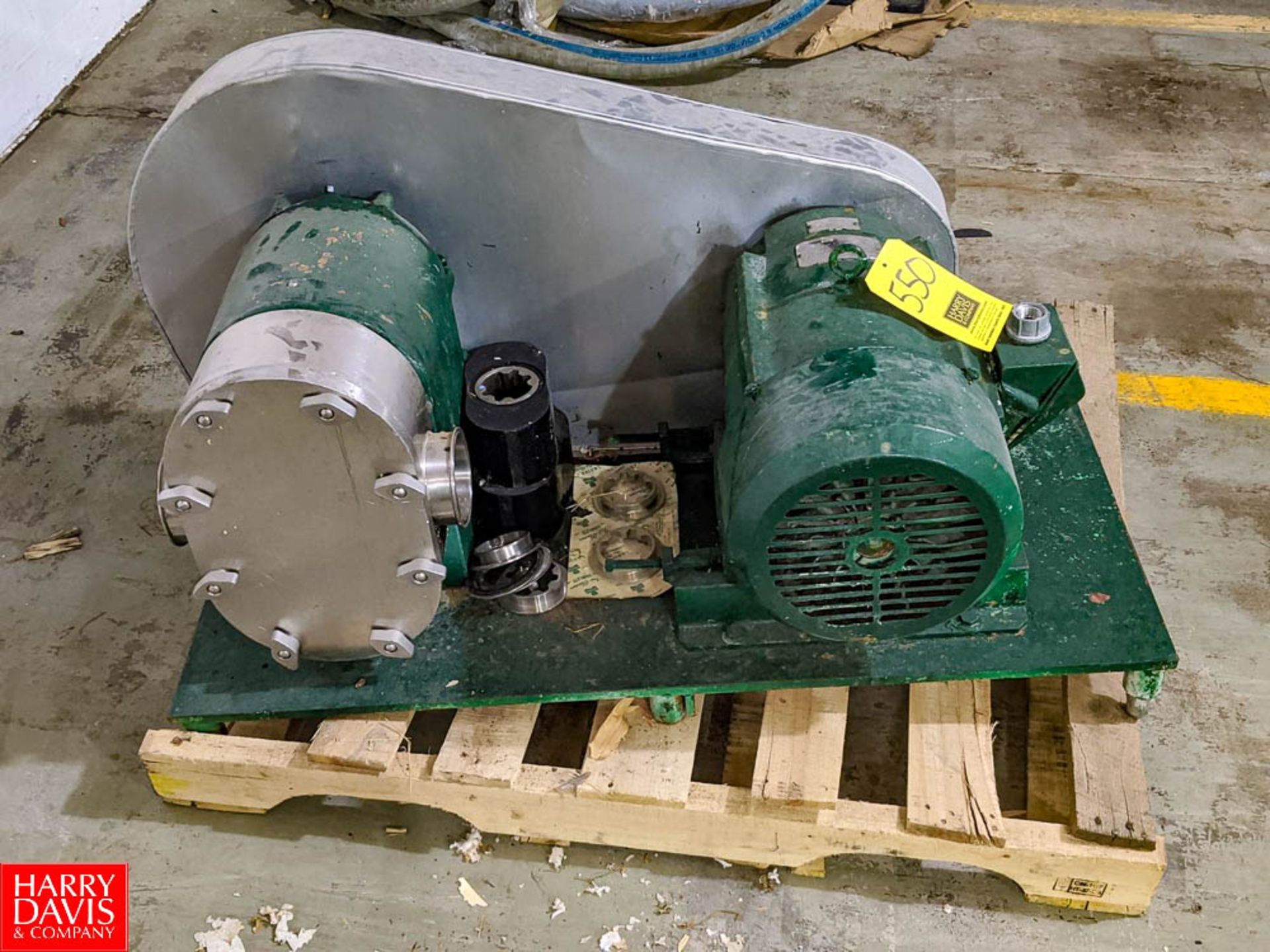 10 HP Rotary Pump (Loc. Basement Warehouse) Rigging Fee: $150