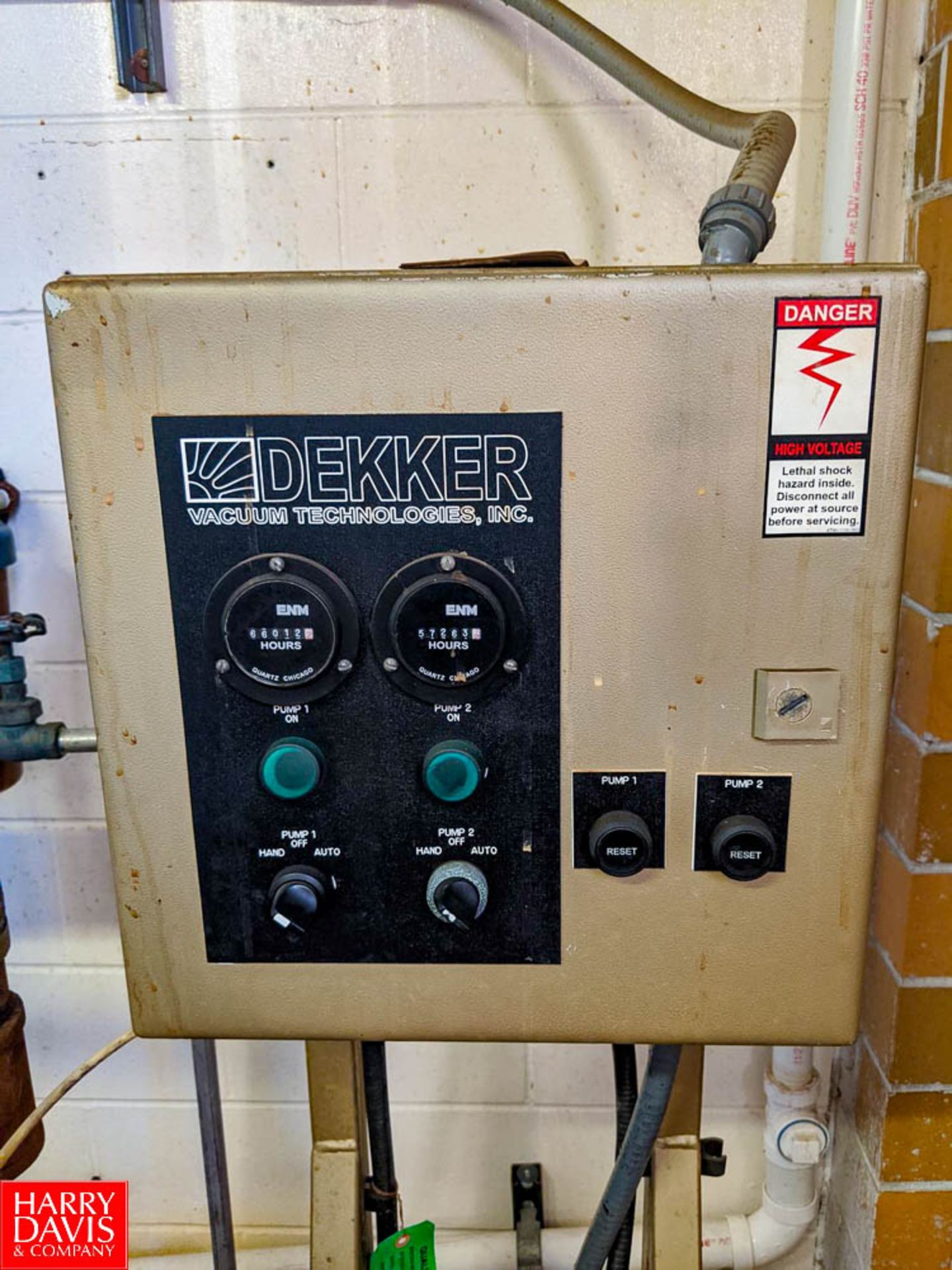 Dekker Vacuum Technologies 2-Stage Vacuum Pump Skid (Loc. 3rd Floor Cheese Make Room) Rigging - Image 5 of 6