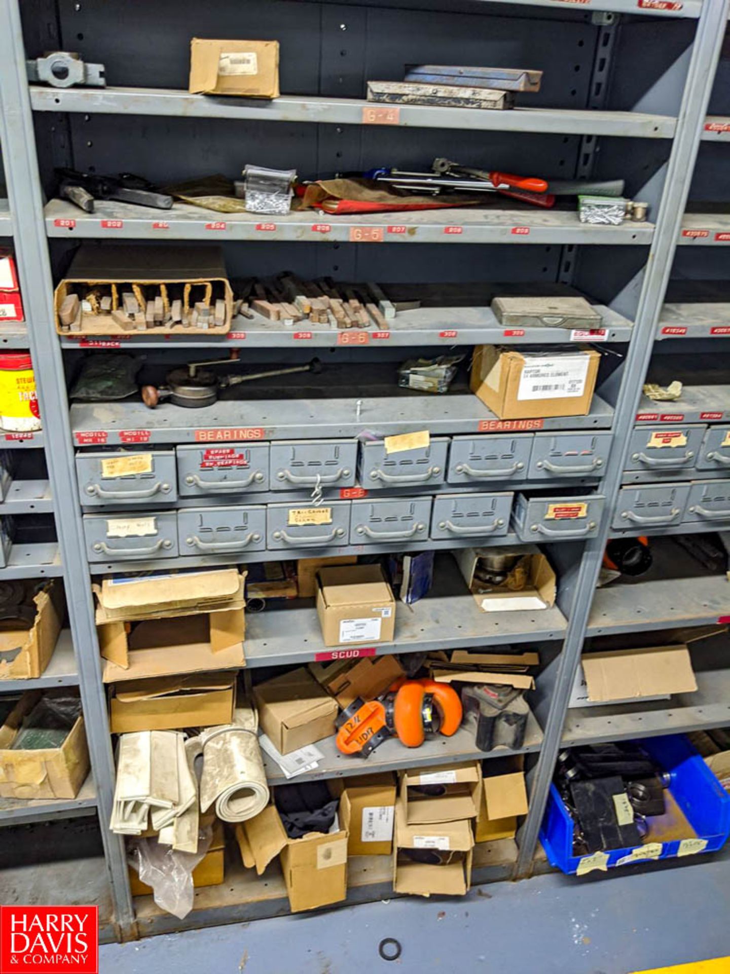 Remaining Contents of Parts Room Row to Include 8-Sections of Adjustable Shelving, Asco Valve - Image 11 of 13