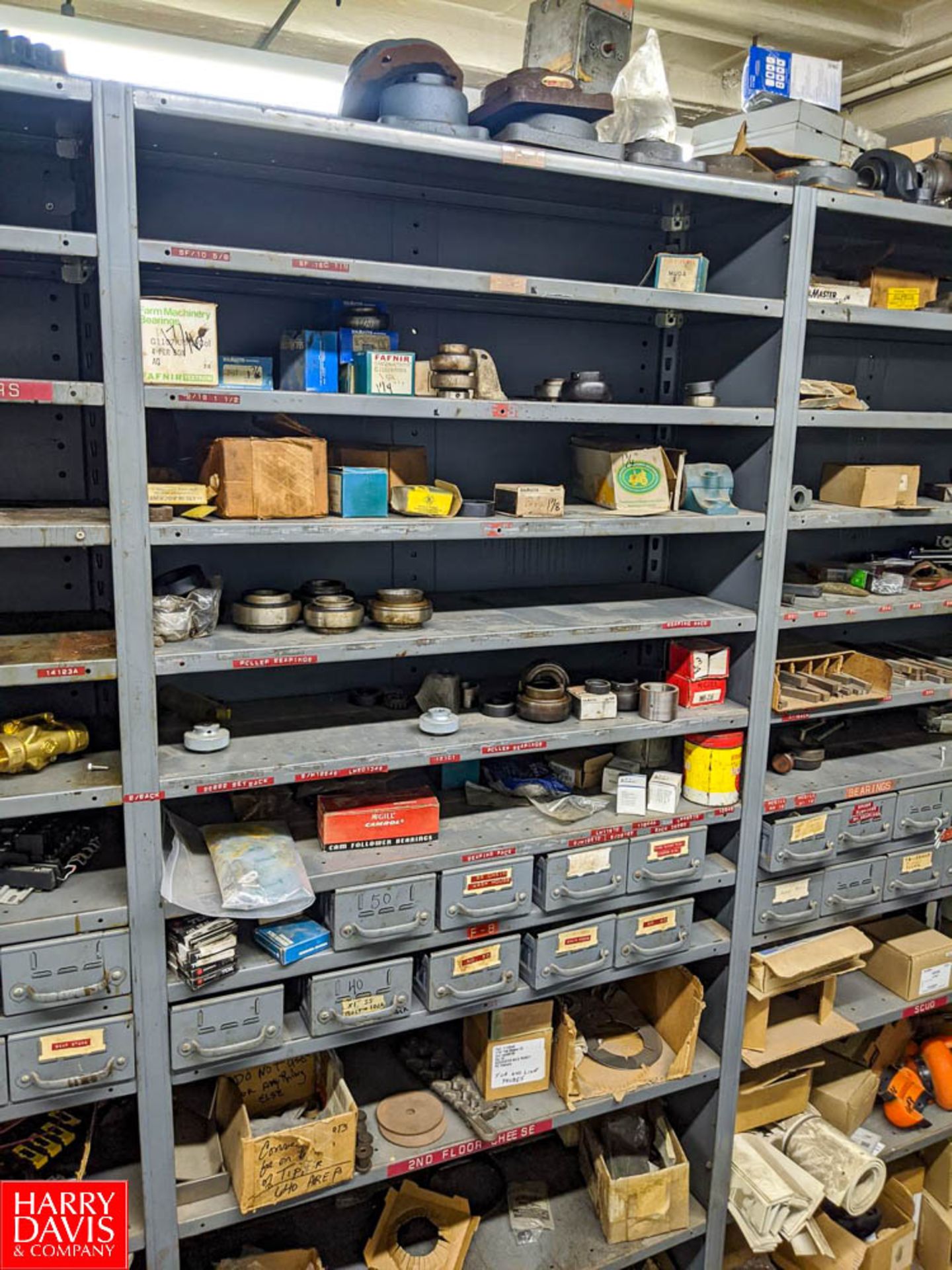 Remaining Contents of Parts Room Row to Include 8-Sections of Adjustable Shelving, Asco Valve - Image 8 of 13