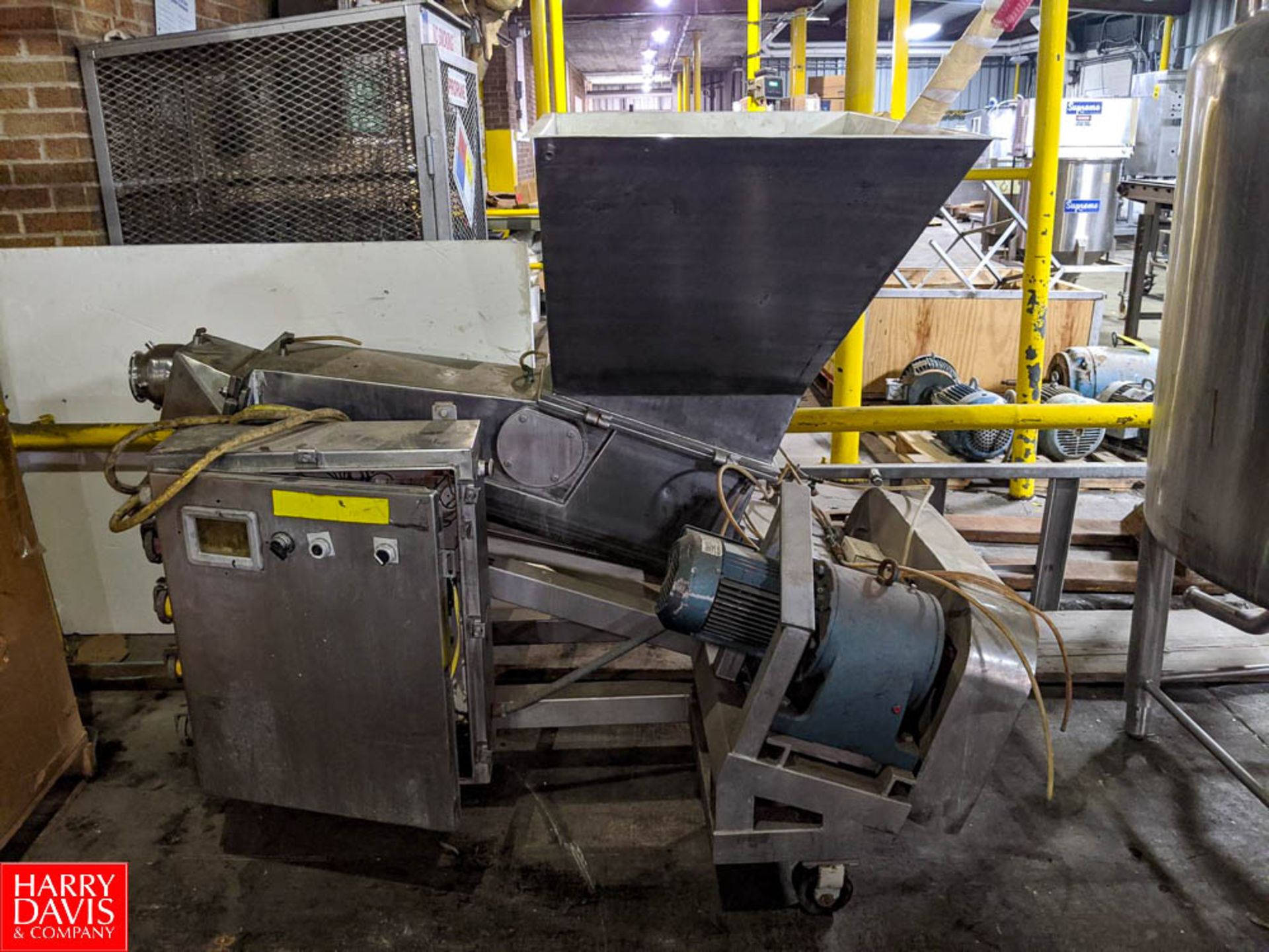 Supreme Stainless Steel Fabrication S/S Mixer Molder (Loc. Dock) Rigging Fee: $350