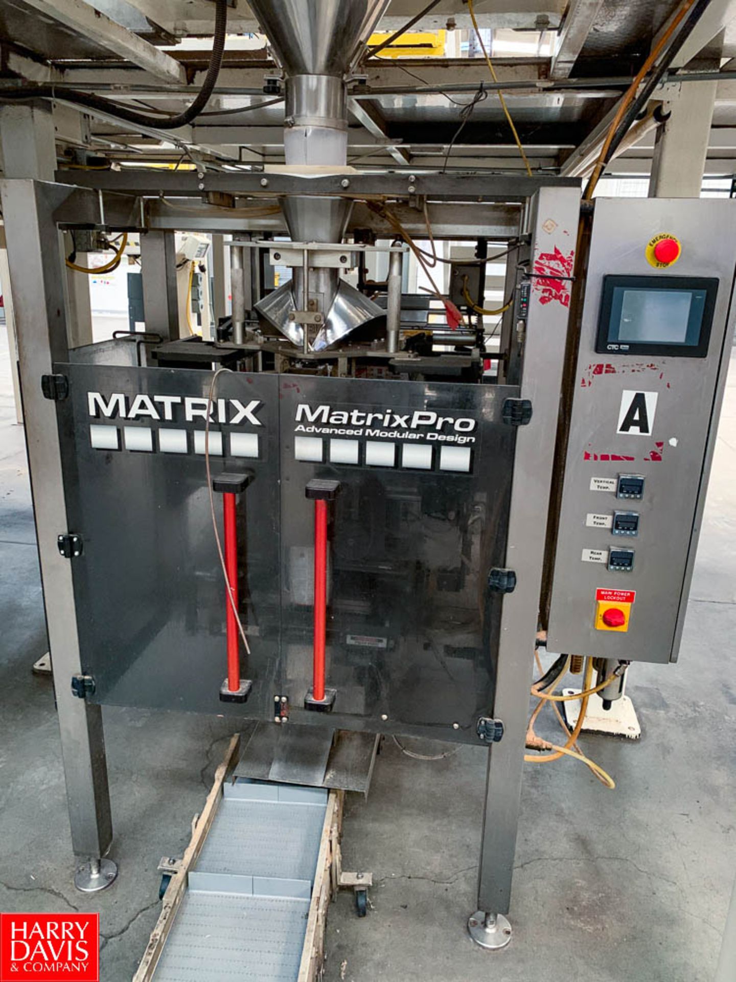 2013 Matrix Vertical Form Fill and Seal Packaging Machine Model 201315SFXRYX : SN 500100MSB01389