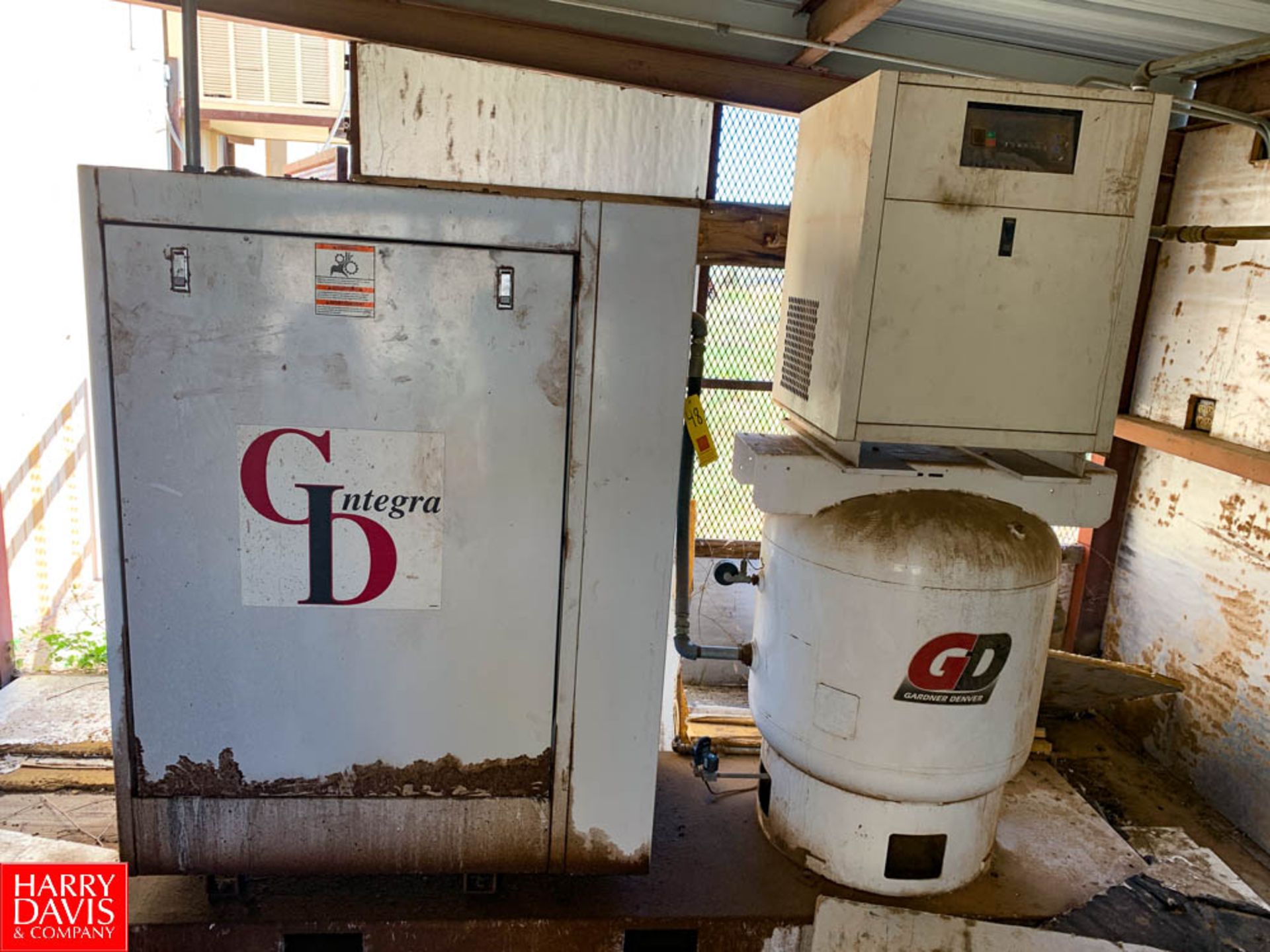 Gardner Denver Integra 40 HP Air Compressor with Gardner Denver Refrigerated Air Dryer and Air