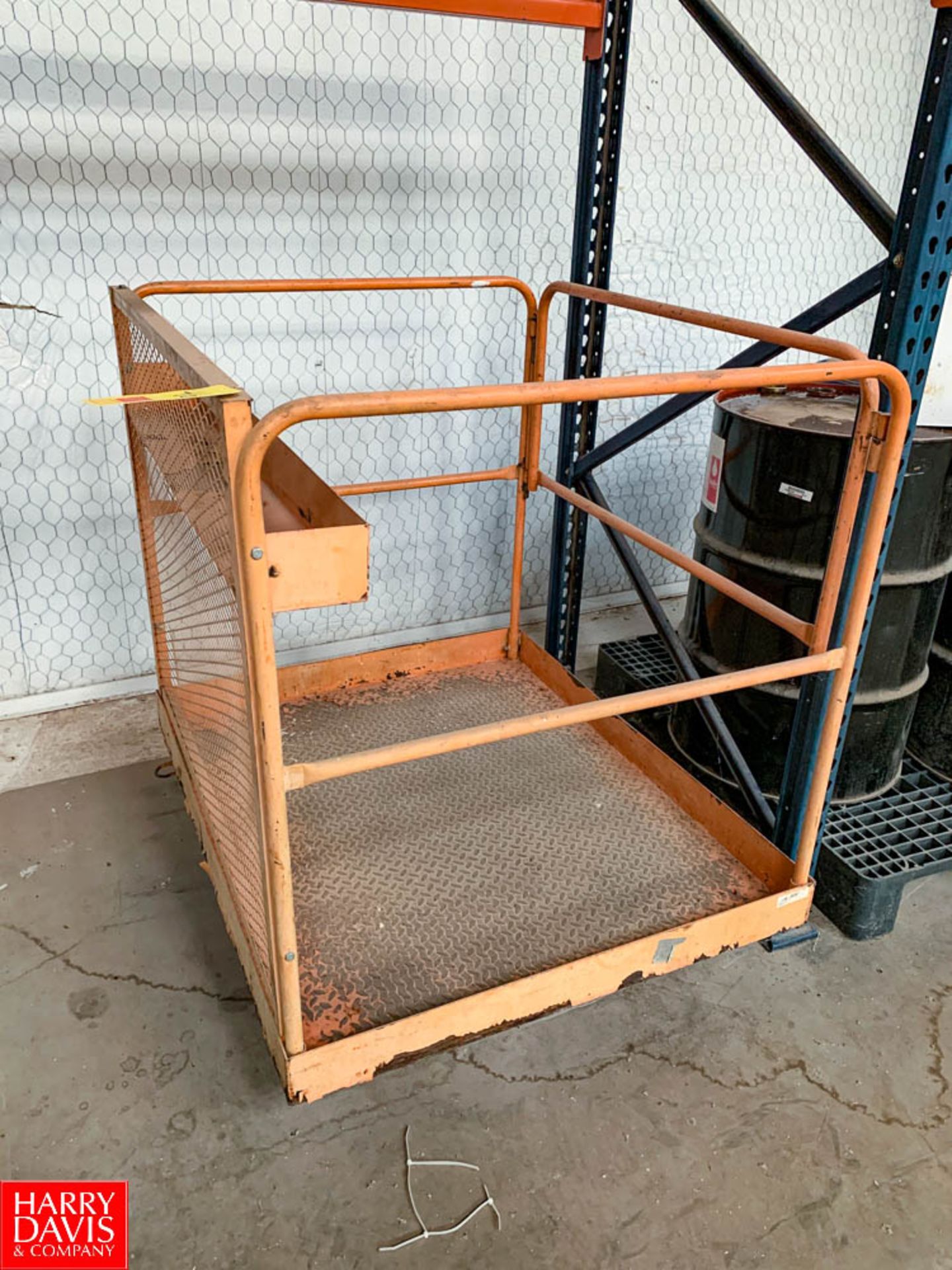 Forklift Cage Aerial Platform Attachment