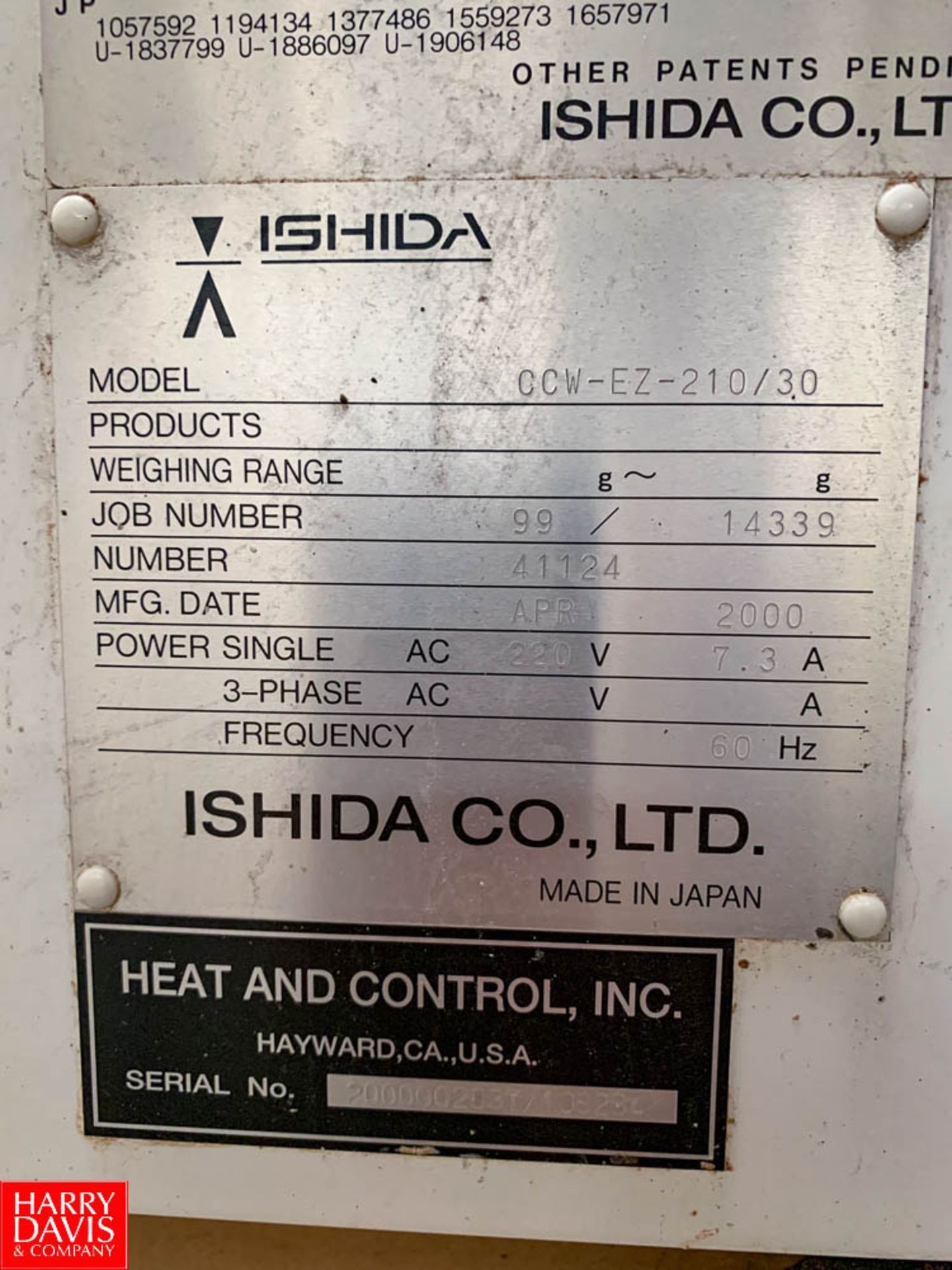 Ishida 10-Head Scale Model CCW-EZ-210/30