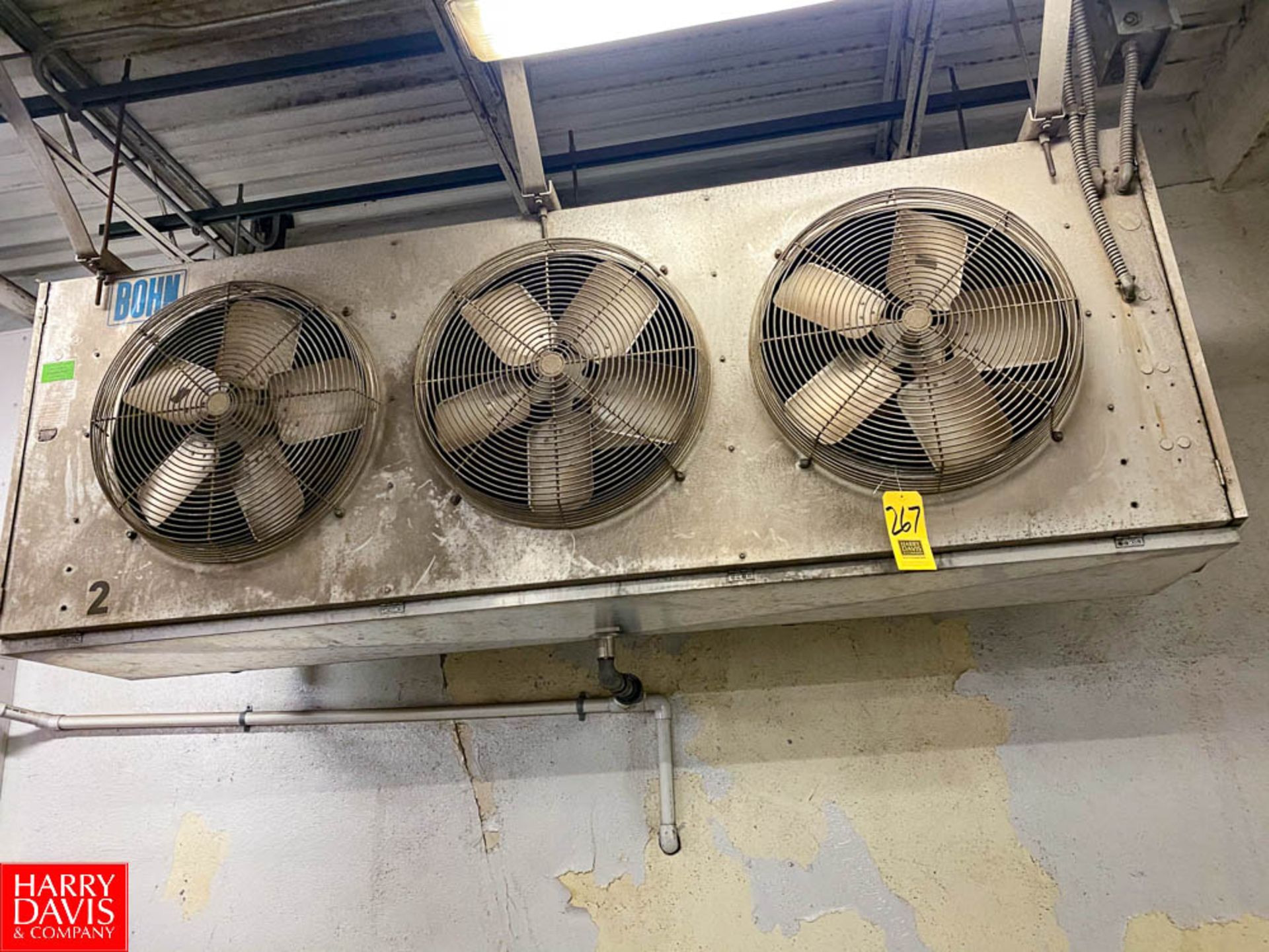 Bohn 3 Fan Evaperator - Rigging Fee: $ 800