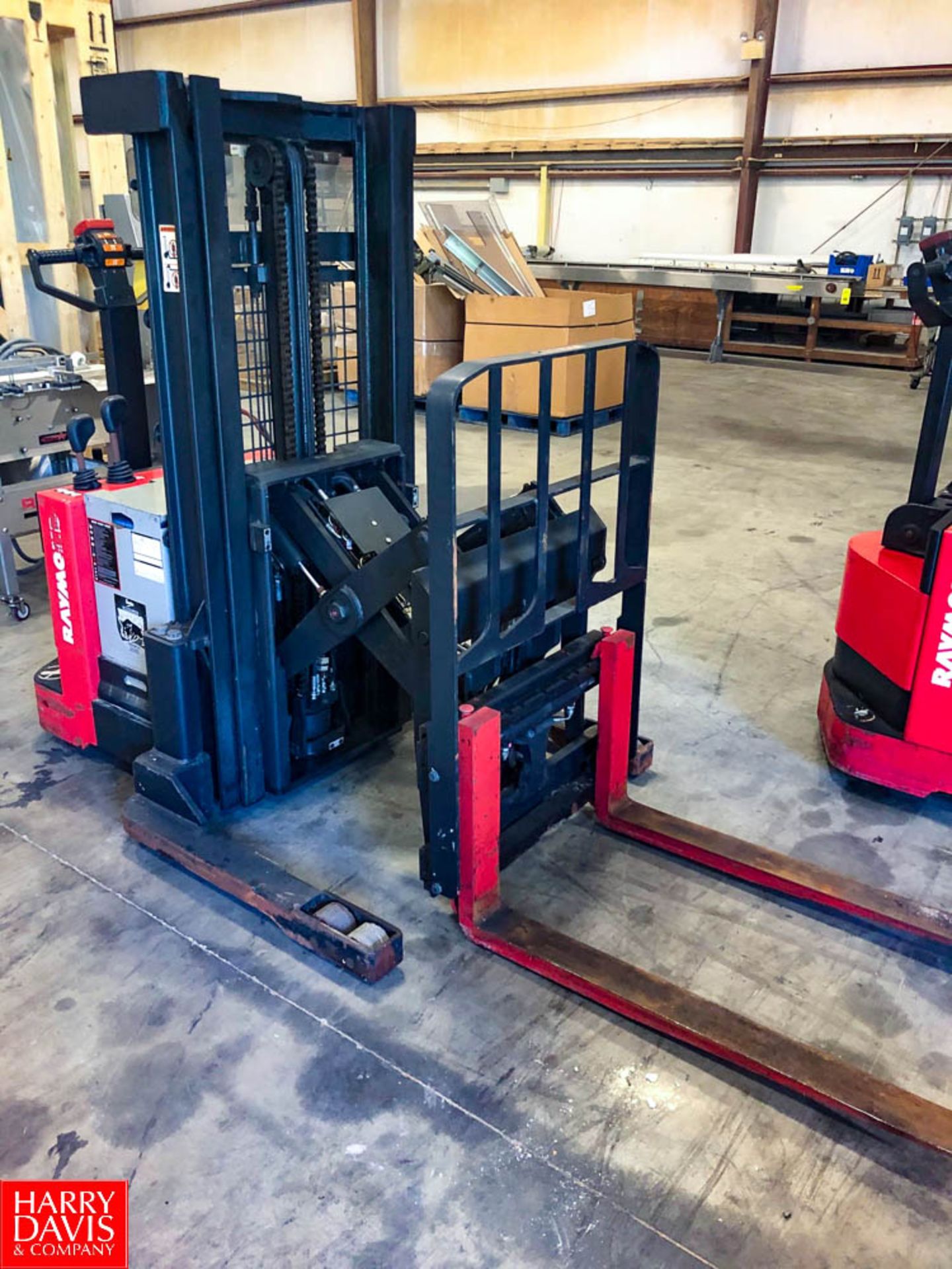 Raymond 2,750 LB Capacity Walk Behind Electric Forklift Model RRS 30, SN: RRS-17-02769 100” Max - Image 2 of 5