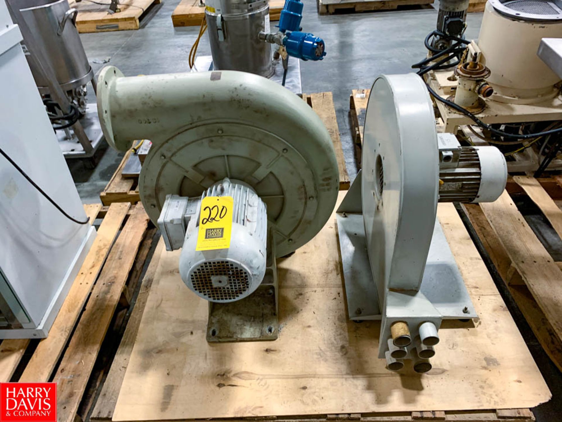 Blower Units Rigging Fee: $ 100