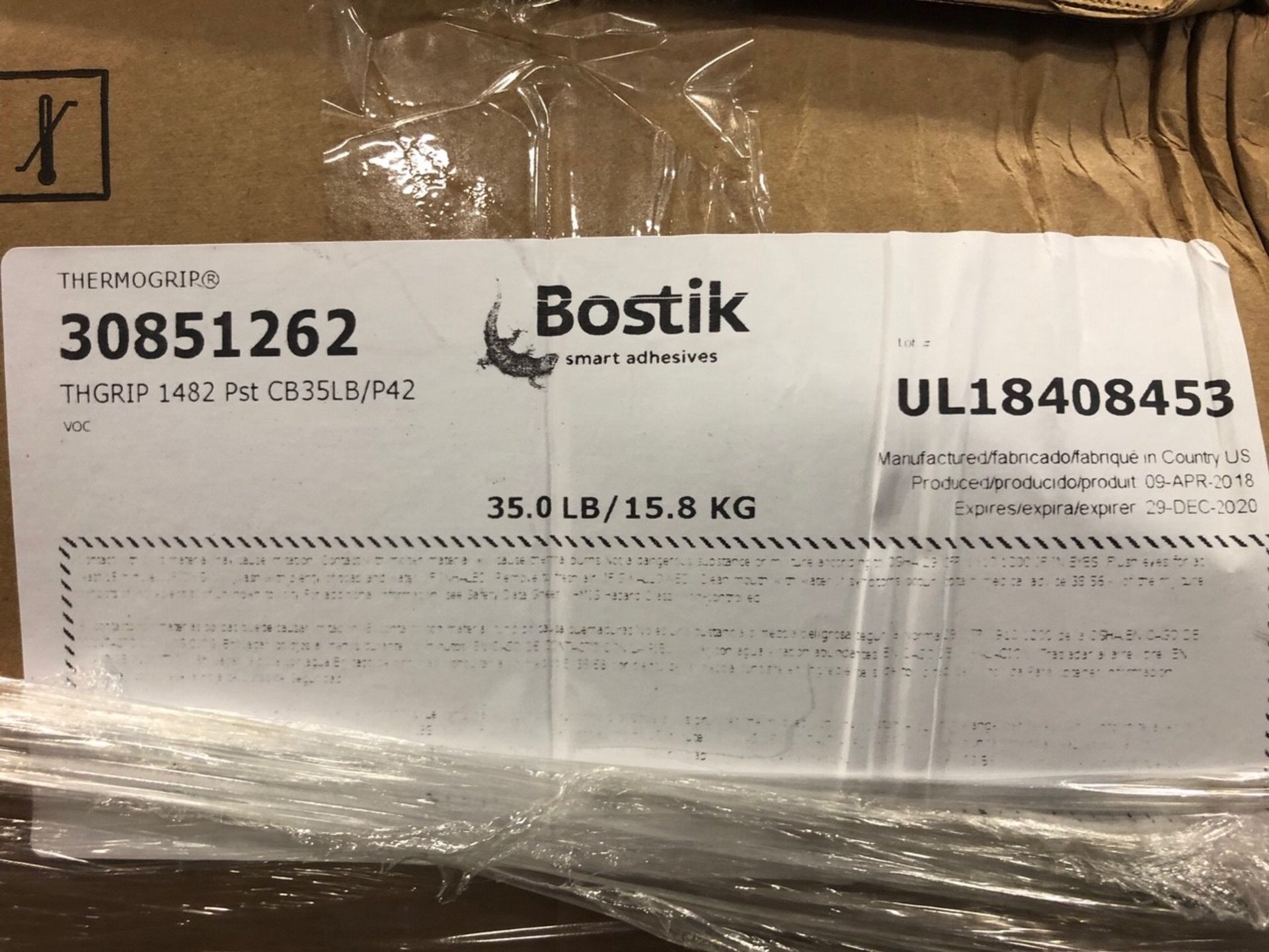 Pallet Bostik Hot Melt Glue Rigging Fee: $ 75 - Image 3 of 3