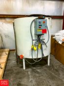 Aprox. 600 Gallon Jackted Chocolote Melting Tank, With Vertical Agitator No Drive