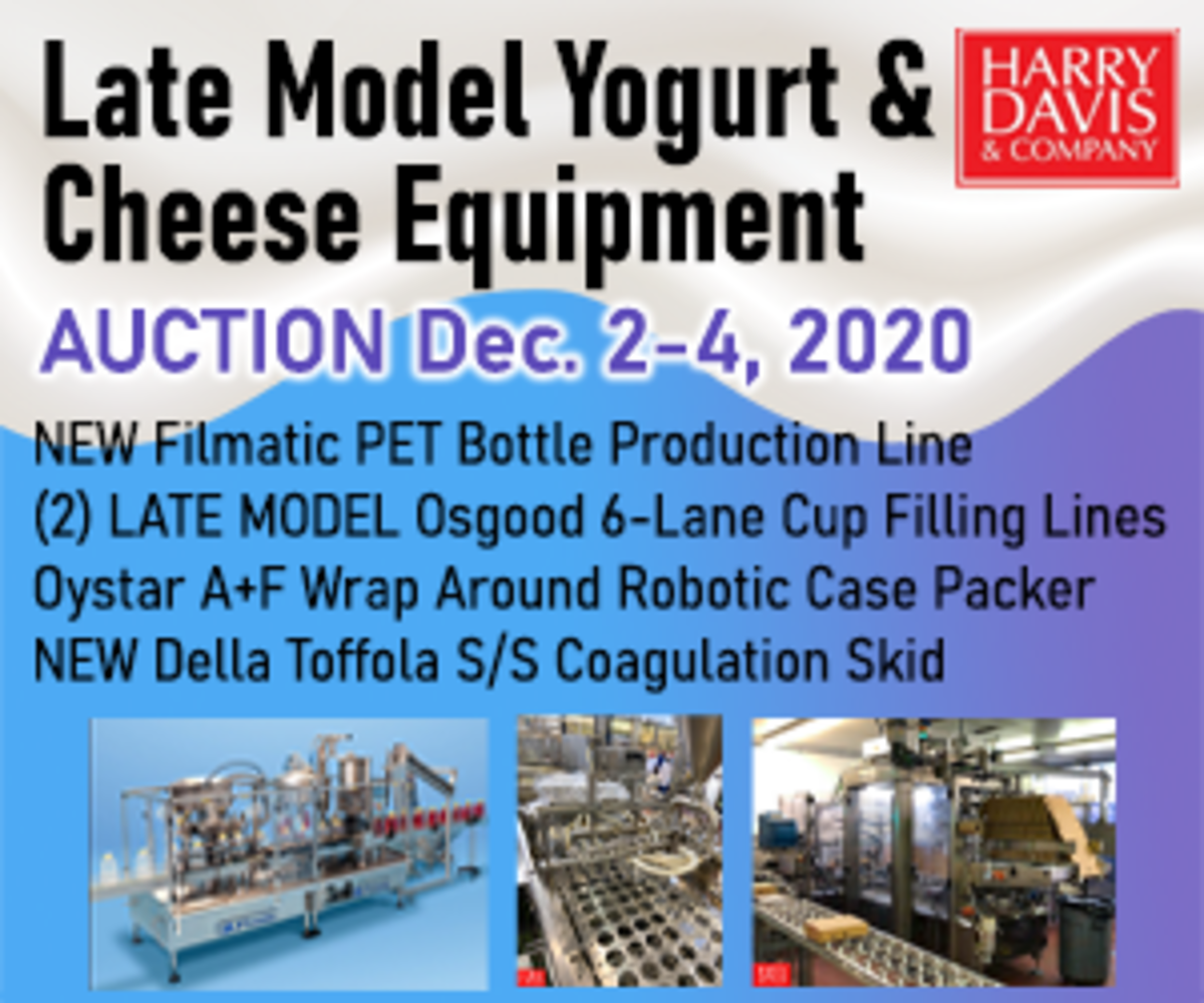 Late Model Cheese & Yogurt Manufacturing Equipment